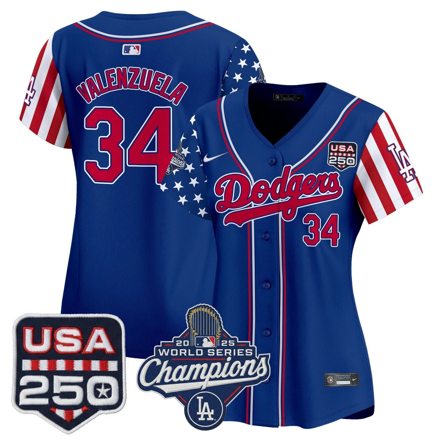Camisa MLB Women’s Los Angeles “America250 Edition” Vapor Premier Limited Jersey V2