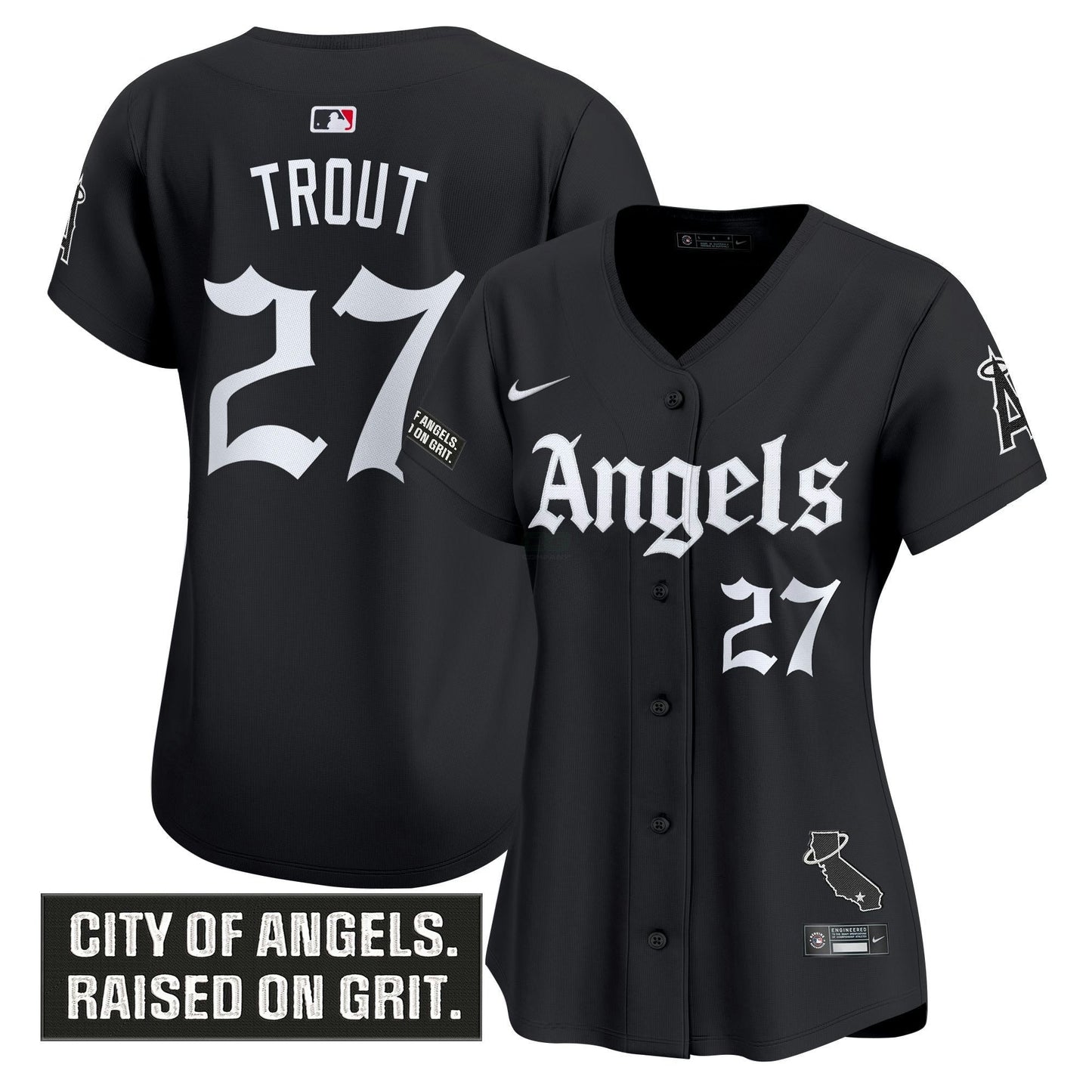 Camisa MLB Women’s Los Angeles ‘Gothic Halo Edition’ Vapor Premier Limited Jersey