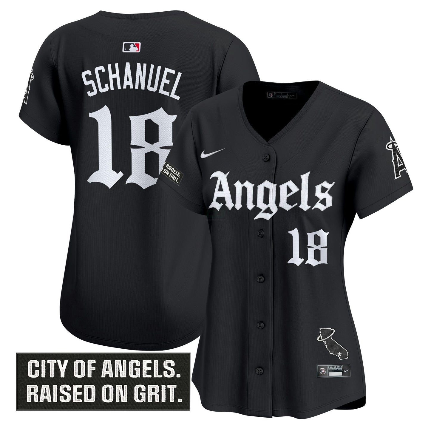 Camisa MLB Women’s Los Angeles ‘Gothic Halo Edition’ Vapor Premier Limited Jersey