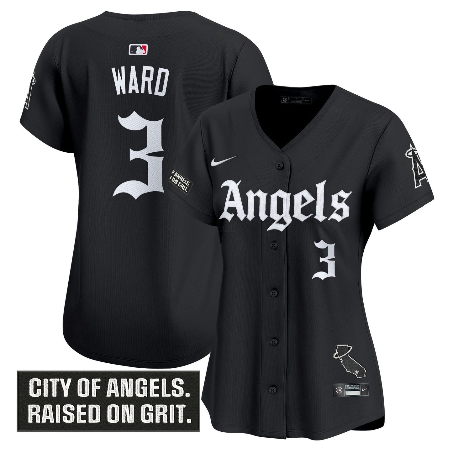 Camisa MLB Women’s Los Angeles ‘Gothic Halo Edition’ Vapor Premier Limited Jersey