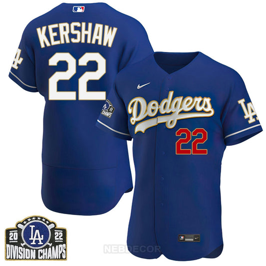 Camisa MLB Women’s Los Angeles Patch NL West Division Champions 2022 Jersey