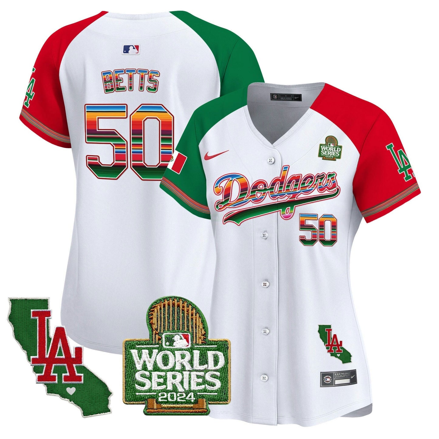 Camisa MLB Women’s Mexico 2024 World Series Vapor Premier Limited Jersey V2