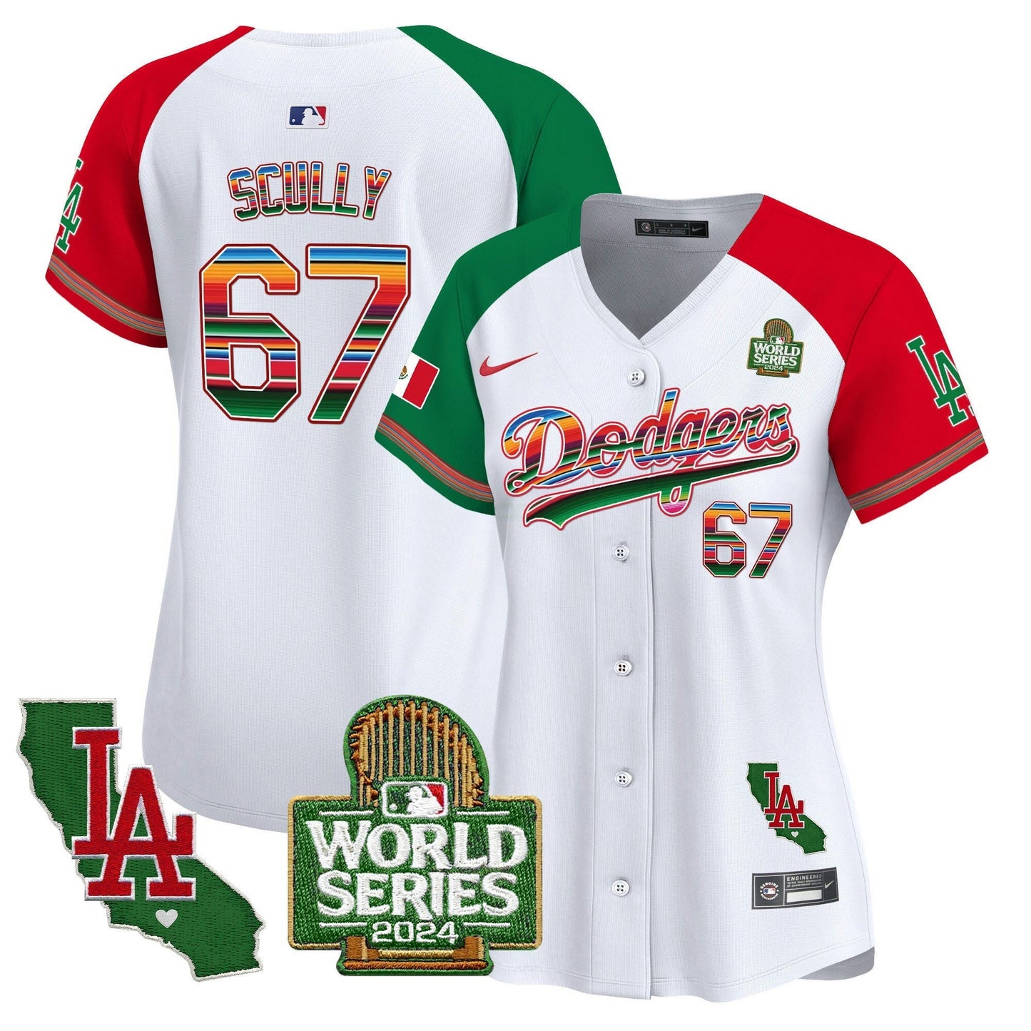 Camisa MLB Women’s Mexico 2024 World Series Vapor Premier Limited Jersey V2