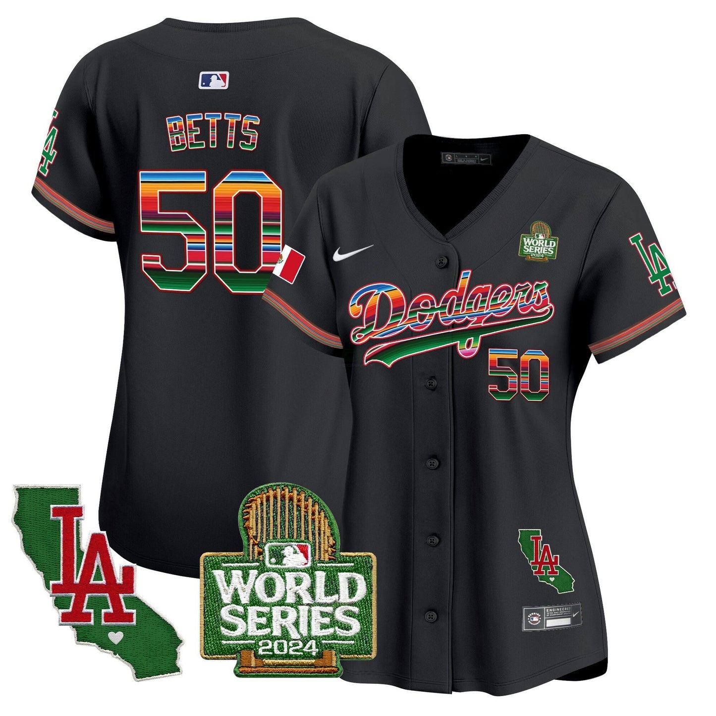 Camisa MLB Women’s Mexico 2024 World Series Vapor Premier Limited Jersey V2
