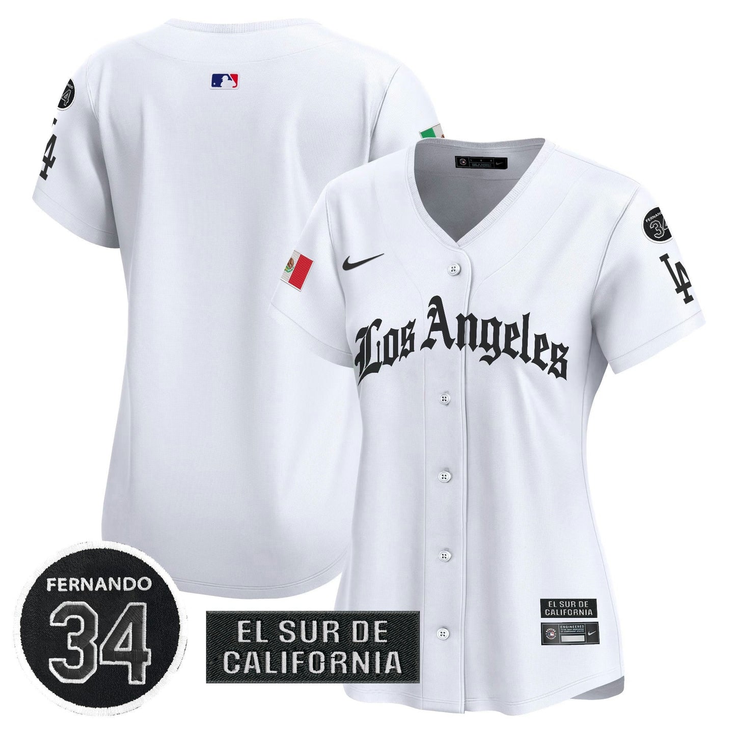 Camisa MLB Women’s Mexico 2025 LA Gothic Style Vapor Premier Limited Jersey