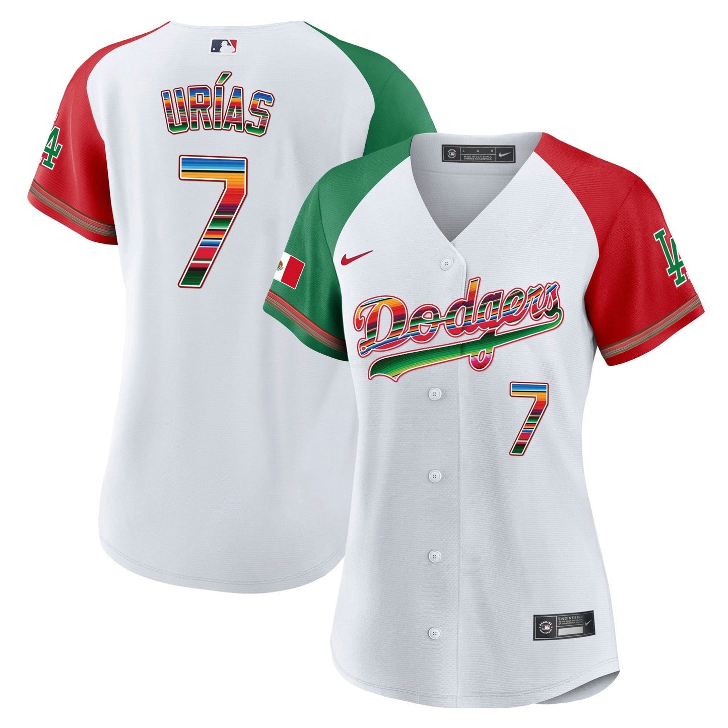 Camisa MLB Los Angeles Dodgers Women’s Mexico Baseball Limited Jersey