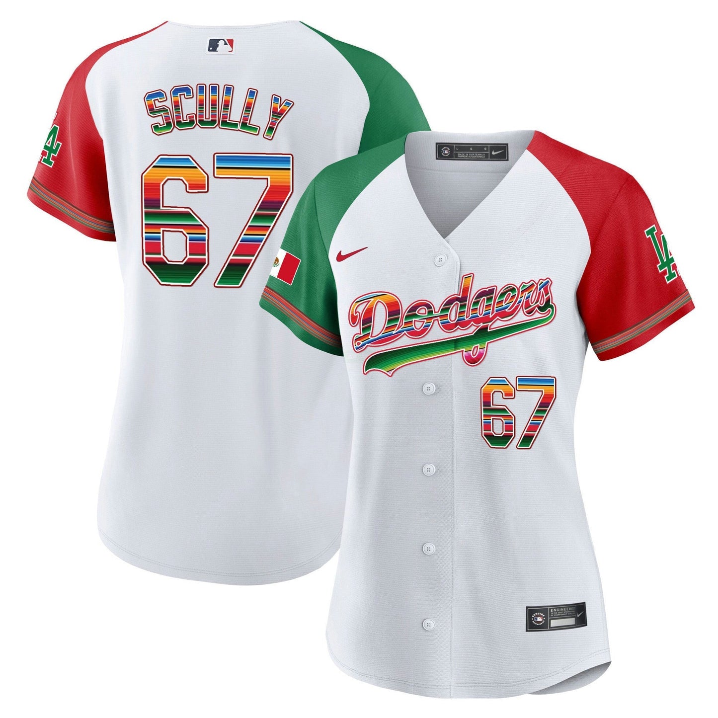 Camisa MLB Los Angeles Dodgers Women’s Mexico Baseball Limited Jersey