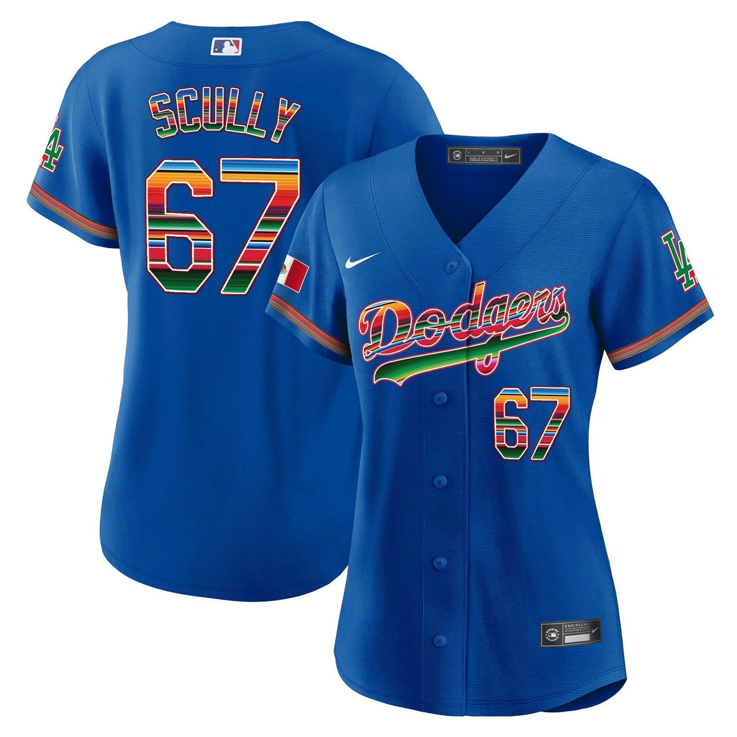 Camisa MLB Los Angeles Dodgers Women’s Mexico Baseball Limited Jersey