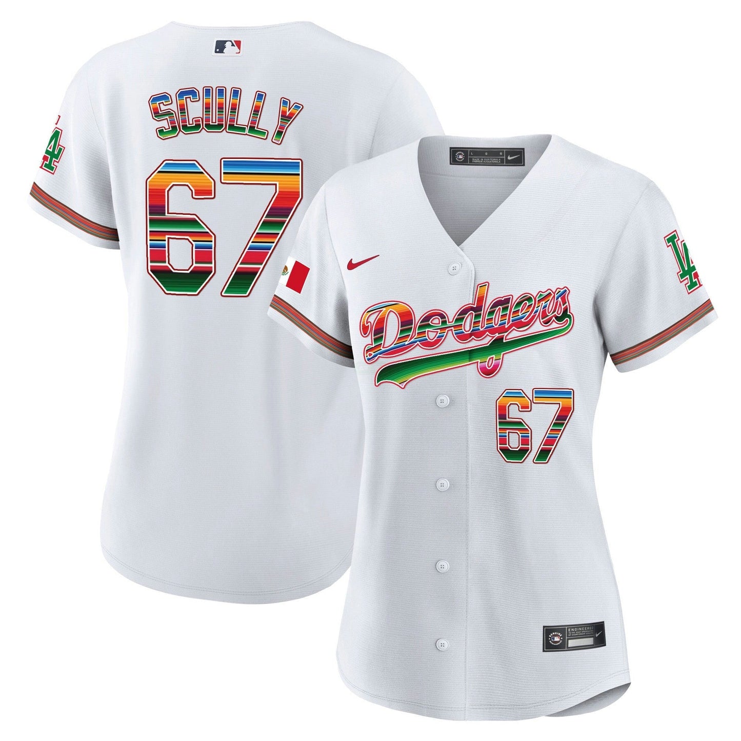 Camisa MLB Los Angeles Dodgers Women’s Mexico Baseball Limited Jersey