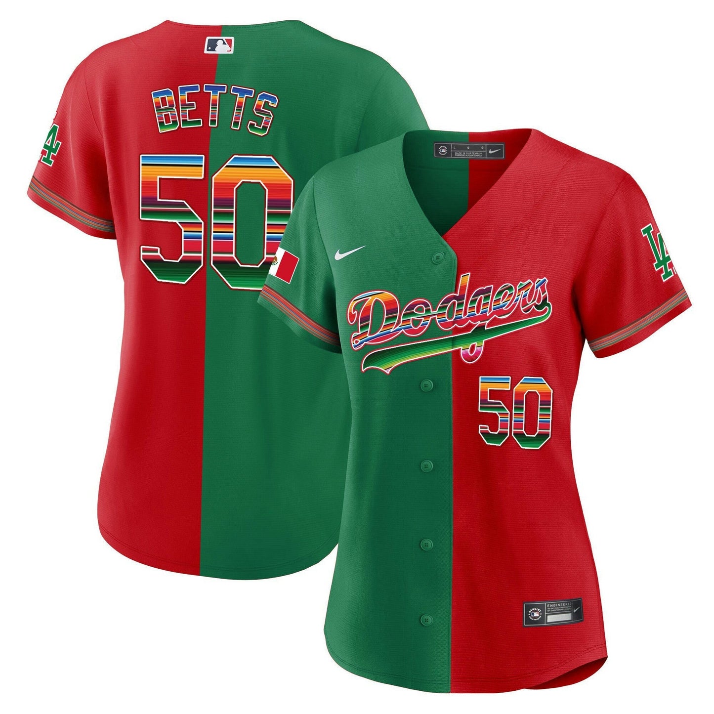 Camisa MLB Los Angeles Dodgers Women’s Mexico Baseball Limited Jersey