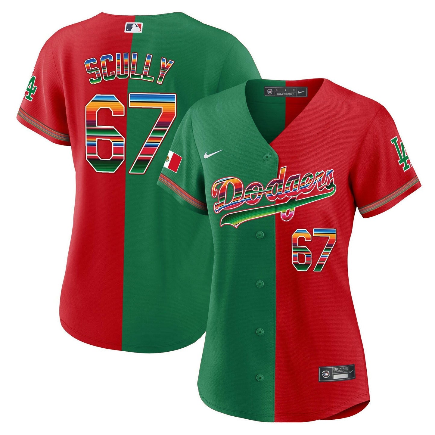 Camisa MLB Los Angeles Dodgers Women’s Mexico Baseball Limited Jersey