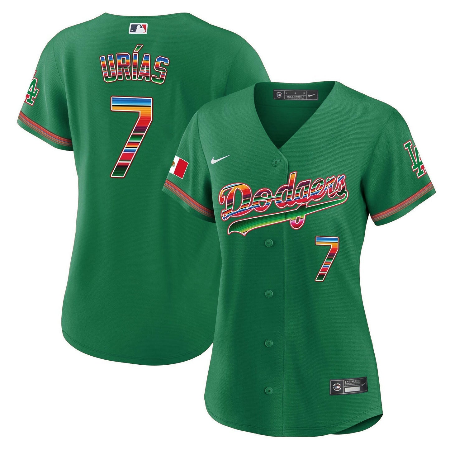Camisa MLB Los Angeles Dodgers Women’s Mexico Baseball Limited Jersey