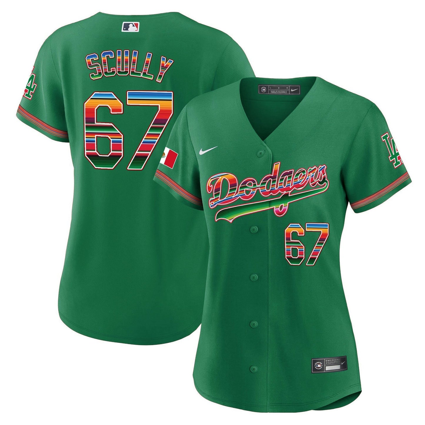 Camisa MLB Los Angeles Dodgers Women’s Mexico Baseball Limited Jersey