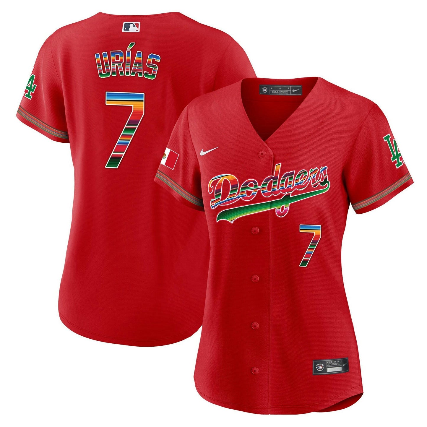 Camisa MLB Los Angeles Dodgers Women’s Mexico Baseball Limited Jersey