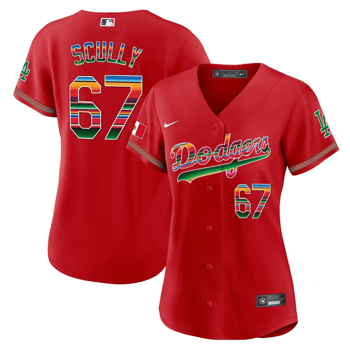Camisa MLB Los Angeles Dodgers Women’s Mexico Baseball Limited Jersey