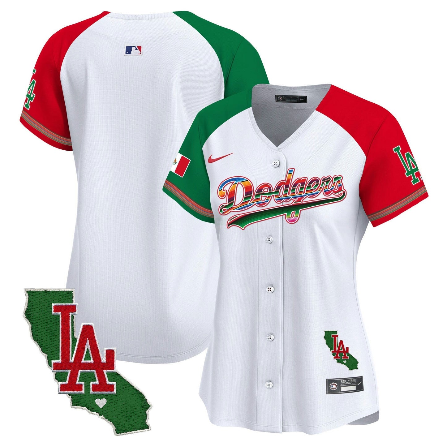 Camisa MLB Women’s Mexico California Patch Vapor Premier Limited Jersey V2