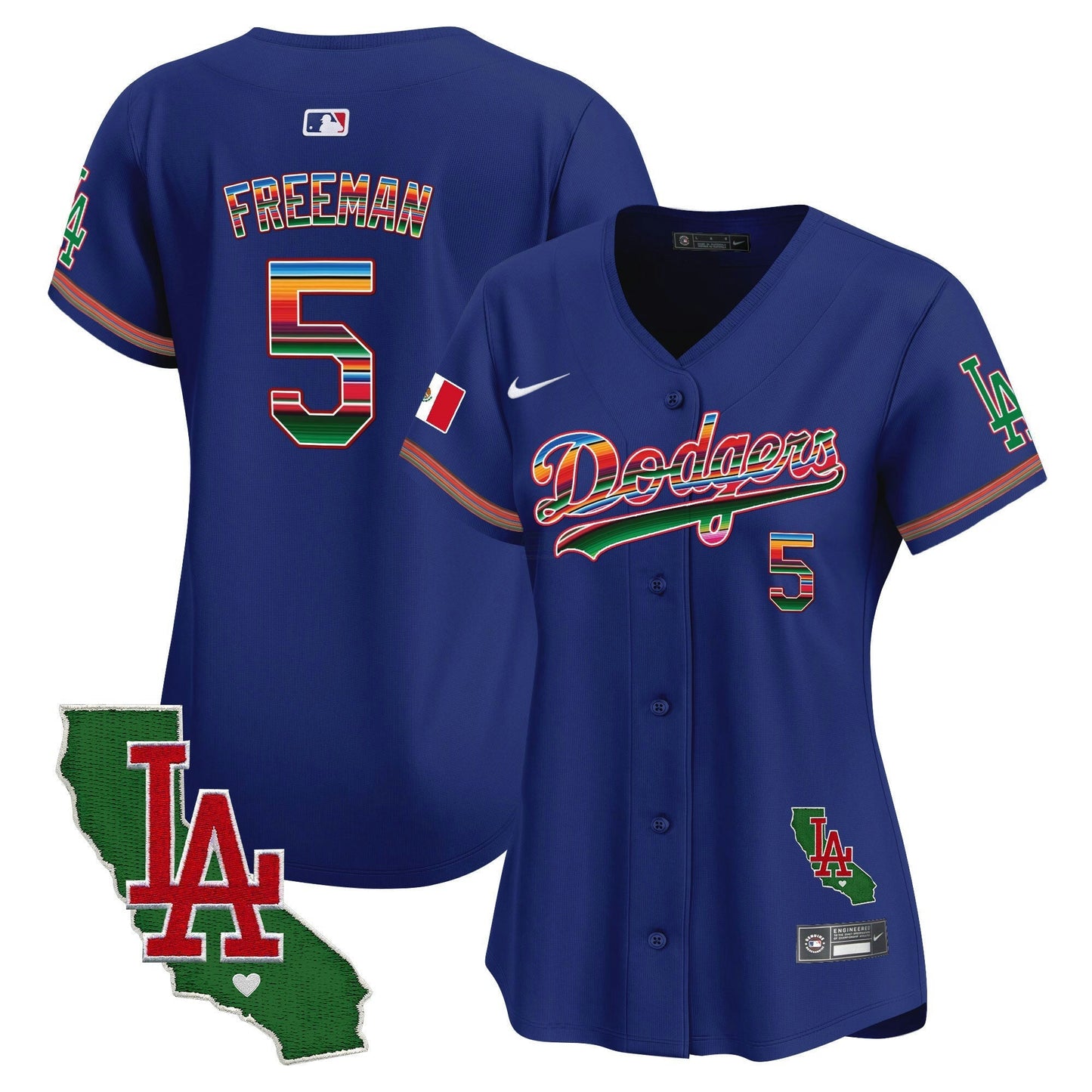 Camisa MLB Women’s Mexico California Patch Vapor Premier Limited Jersey V2