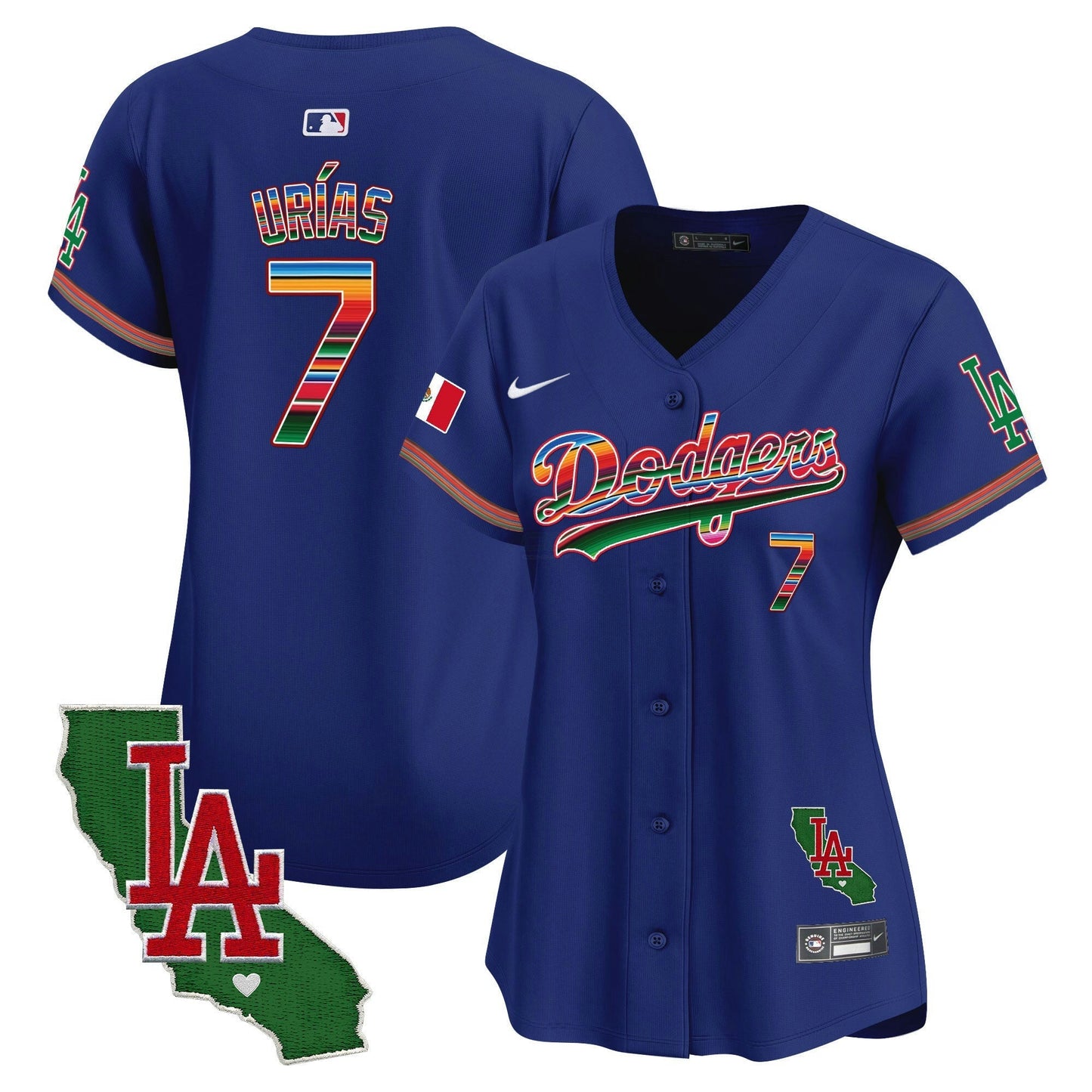 Camisa MLB Women’s Mexico California Patch Vapor Premier Limited Jersey V2