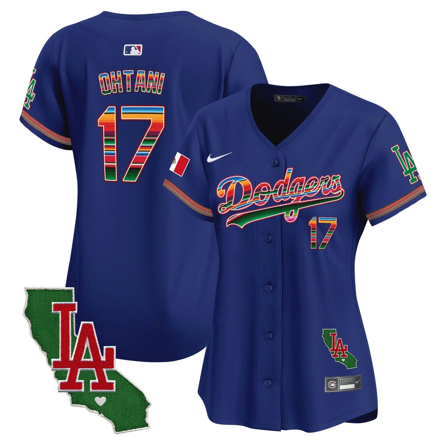 Camisa MLB Women’s Mexico California Patch Vapor Premier Limited Jersey V2