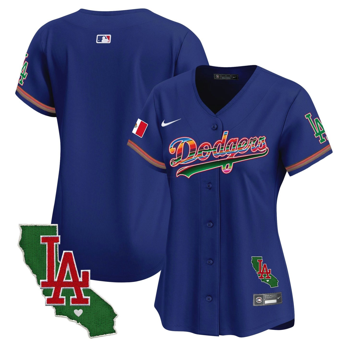 Camisa MLB Women’s Mexico California Patch Vapor Premier Limited Jersey V2