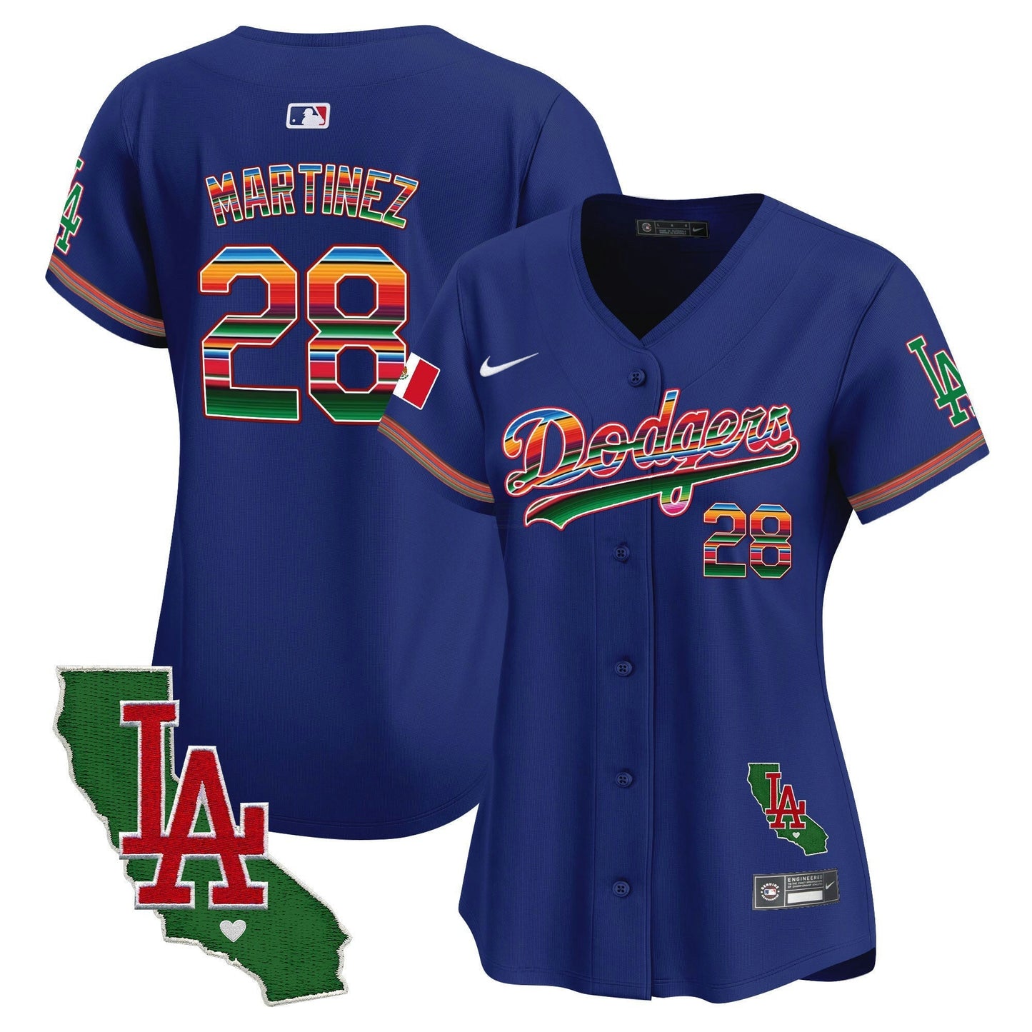 Camisa MLB Women’s Mexico California Patch Vapor Premier Limited Jersey V2