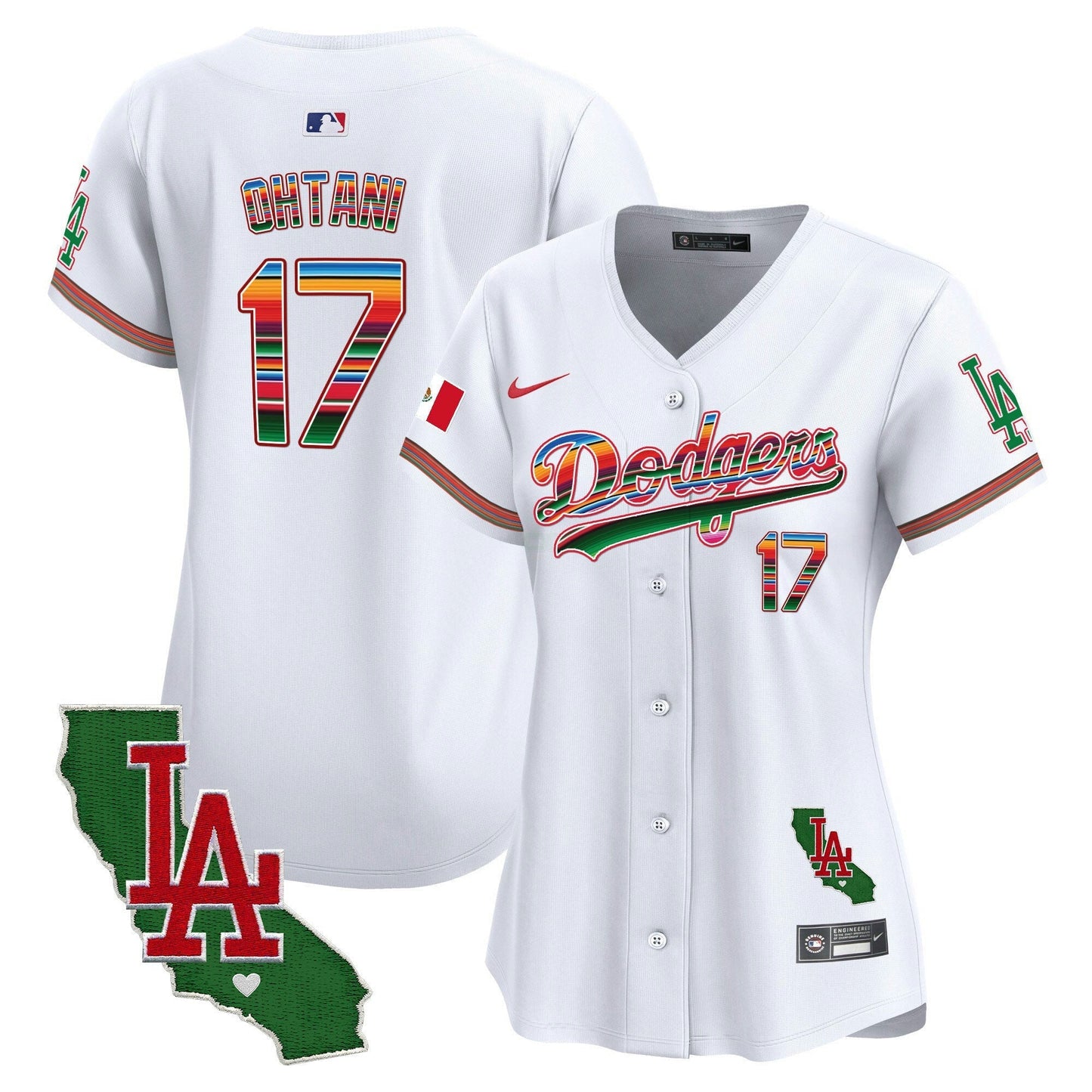 Camisa MLB Women’s Mexico California Patch Vapor Premier Limited Jersey V2