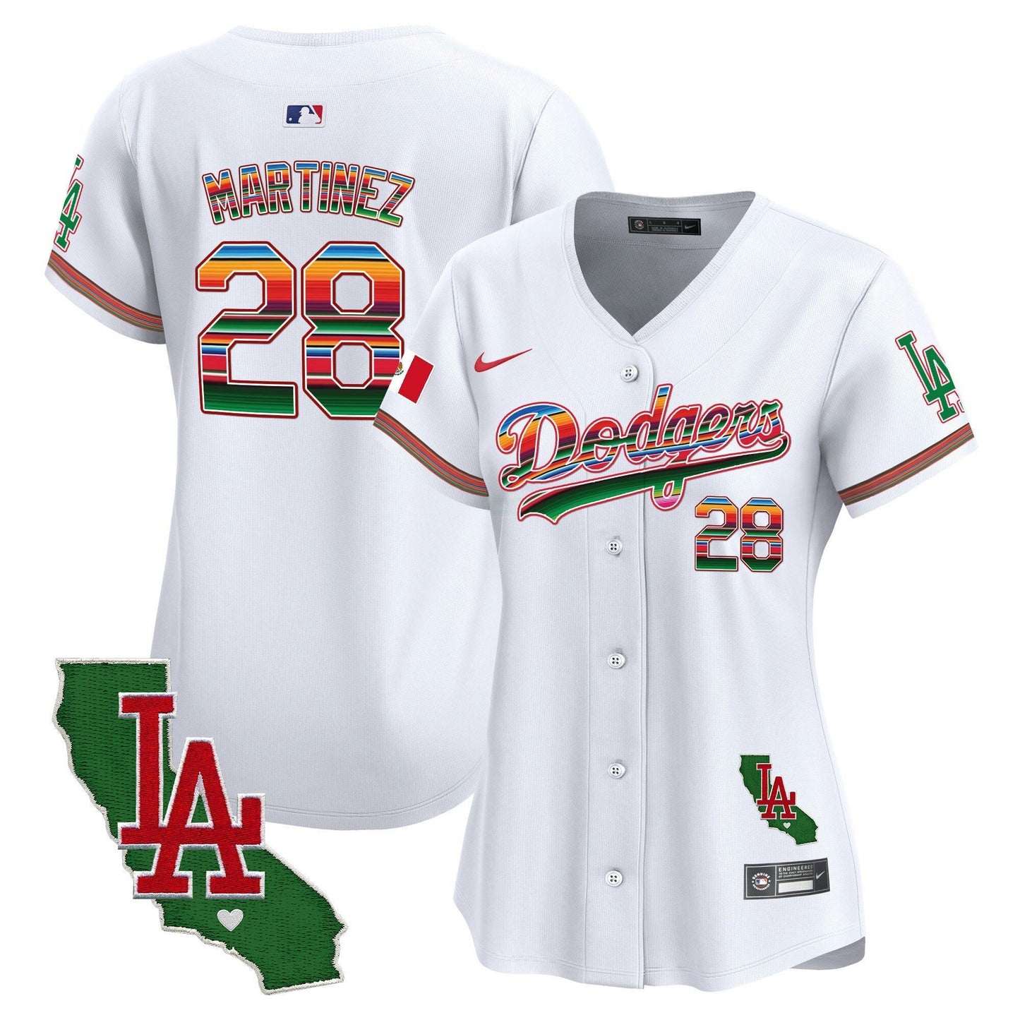 Camisa MLB Women’s Mexico California Patch Vapor Premier Limited Jersey V2