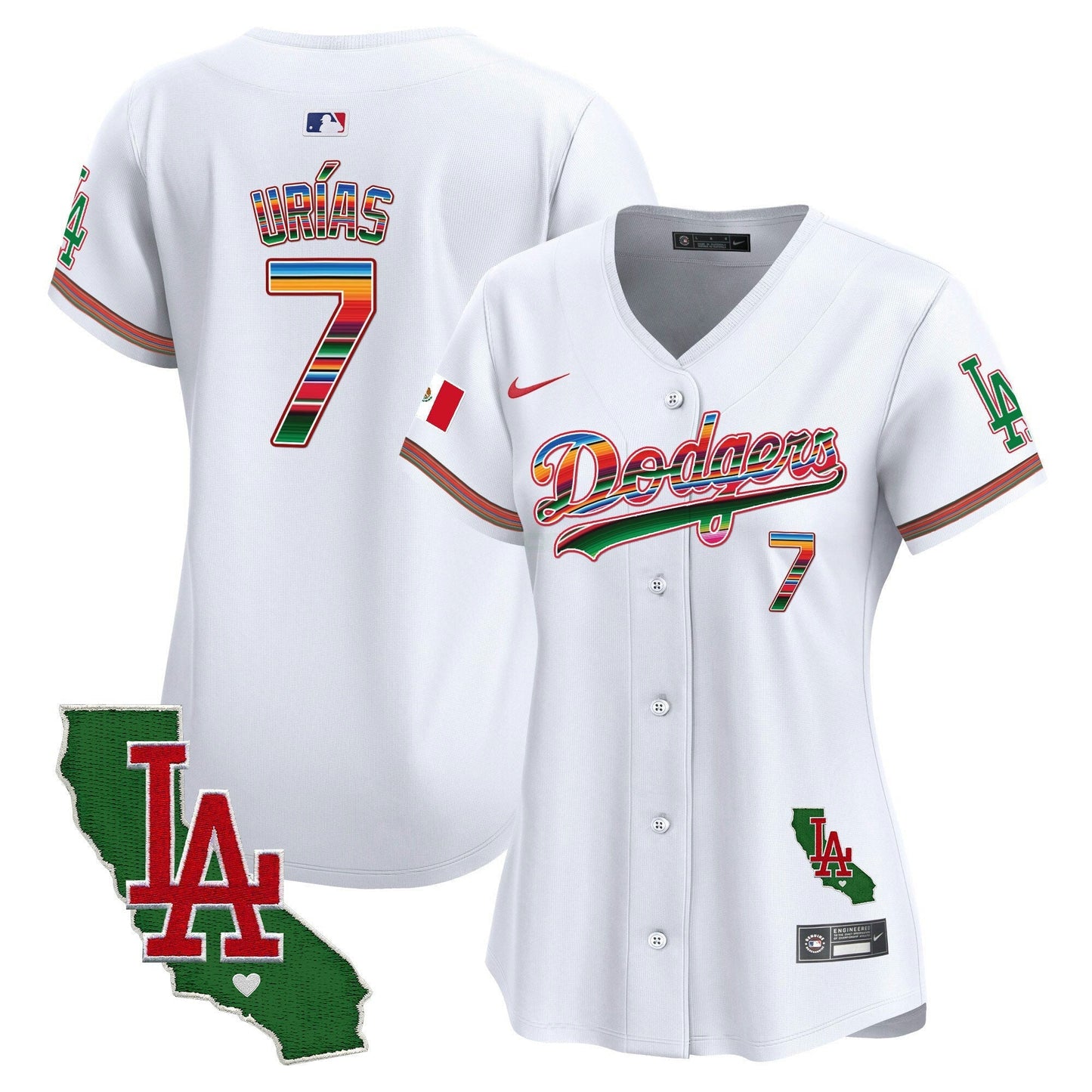 Camisa MLB Women’s Mexico California Patch Vapor Premier Limited Jersey V2