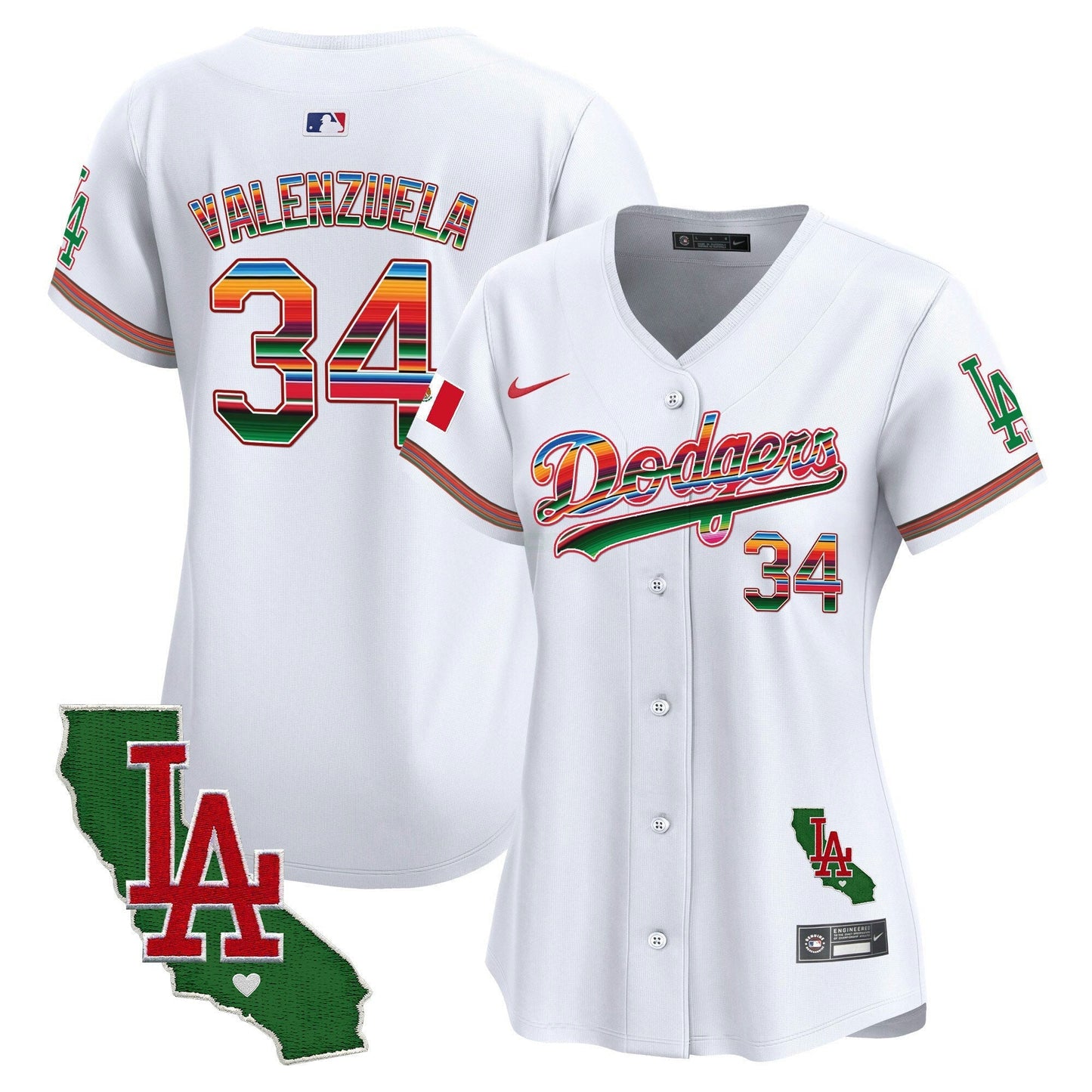 Camisa MLB Women’s Mexico California Patch Vapor Premier Limited Jersey V2