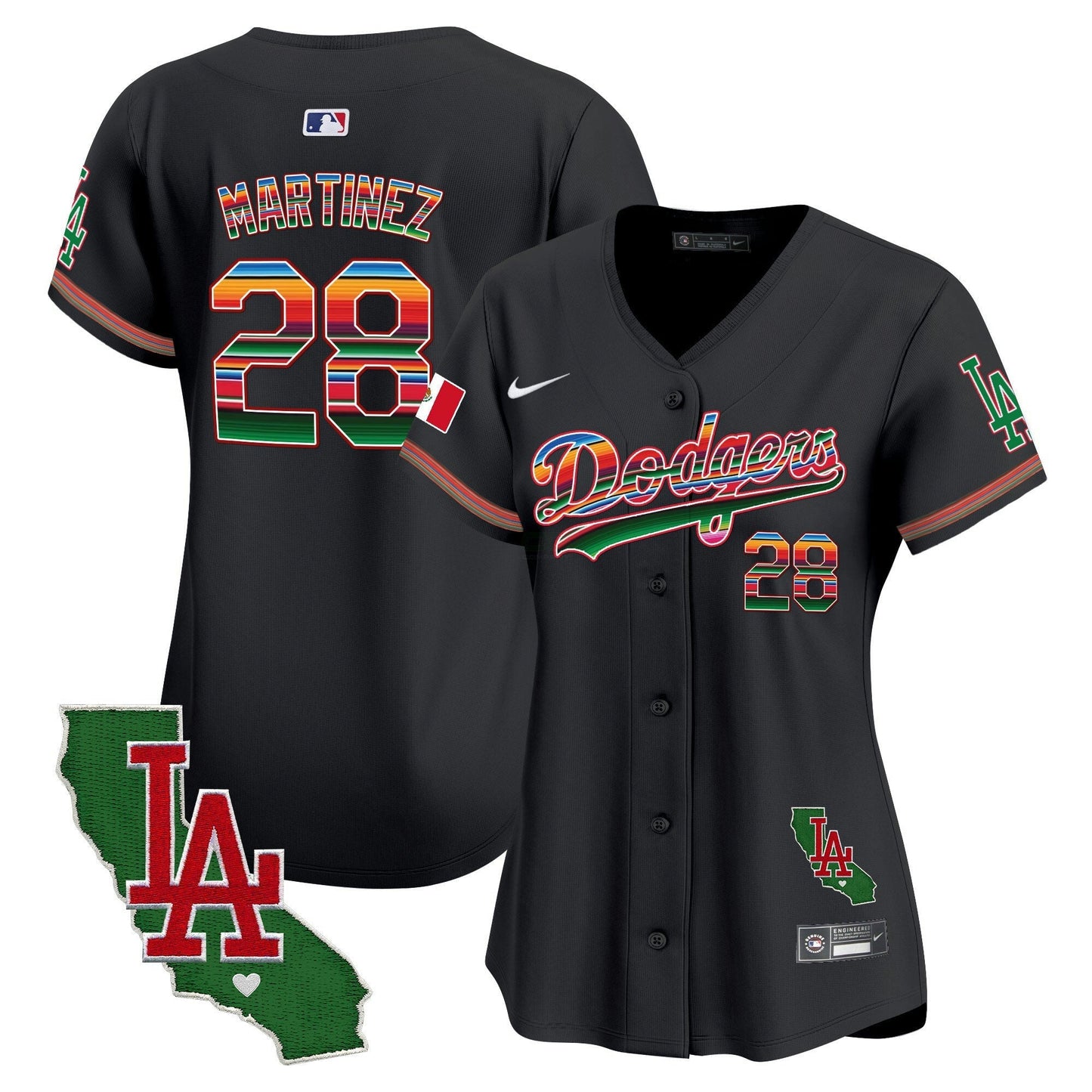 Camisa MLB Women’s Mexico California Patch Vapor Premier Limited Jersey V2