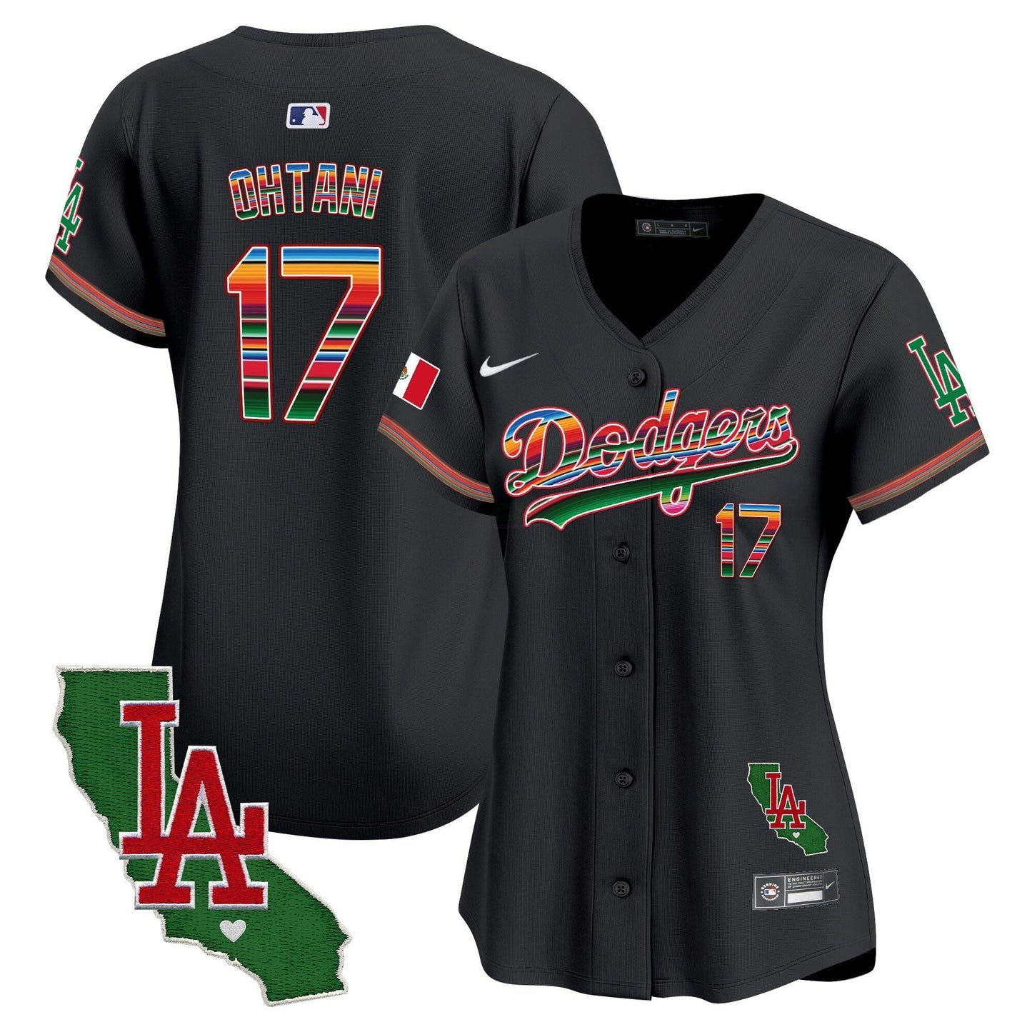 Camisa MLB Women’s Mexico California Patch Vapor Premier Limited Jersey V2