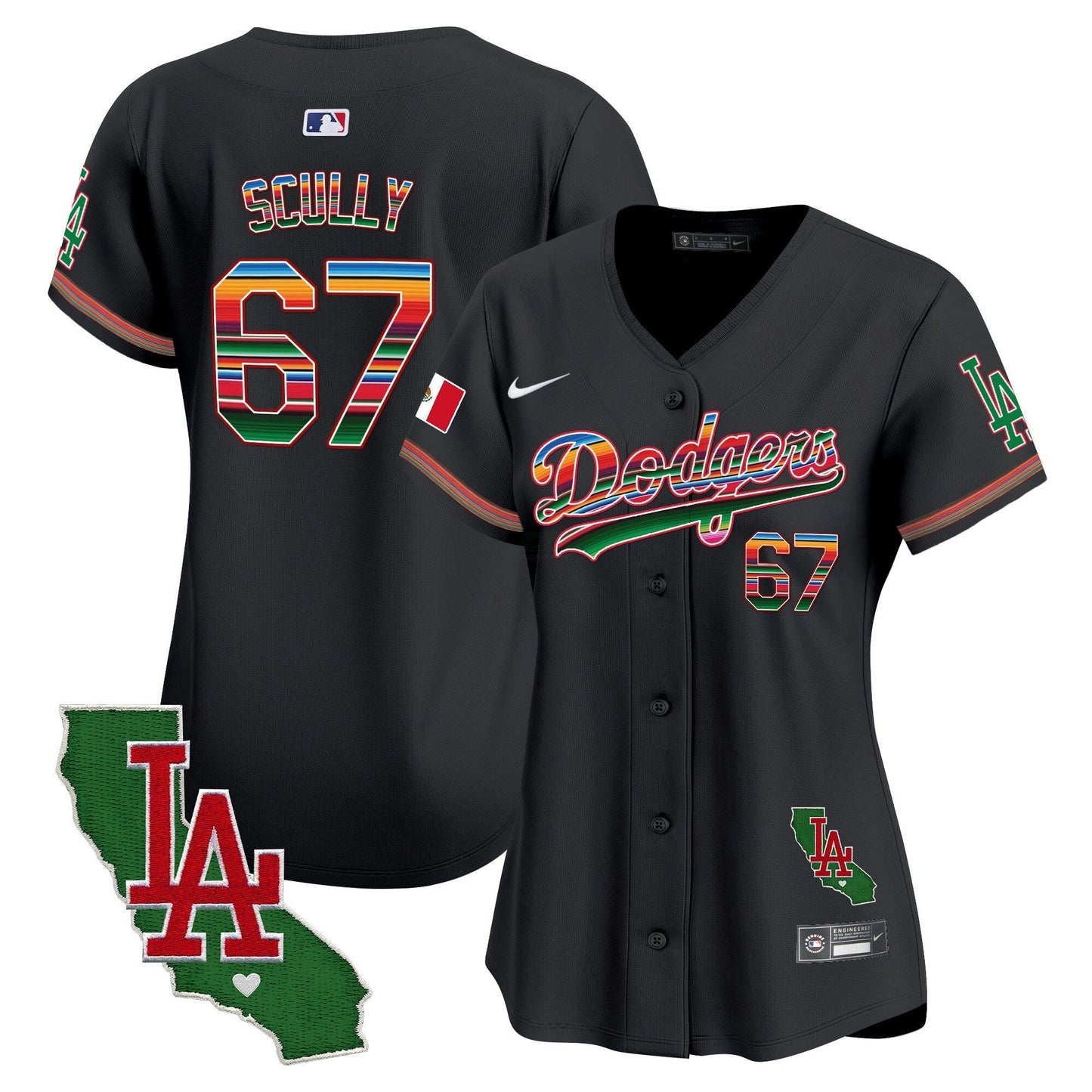 Camisa MLB Women’s Mexico California Patch Vapor Premier Limited Jersey V2