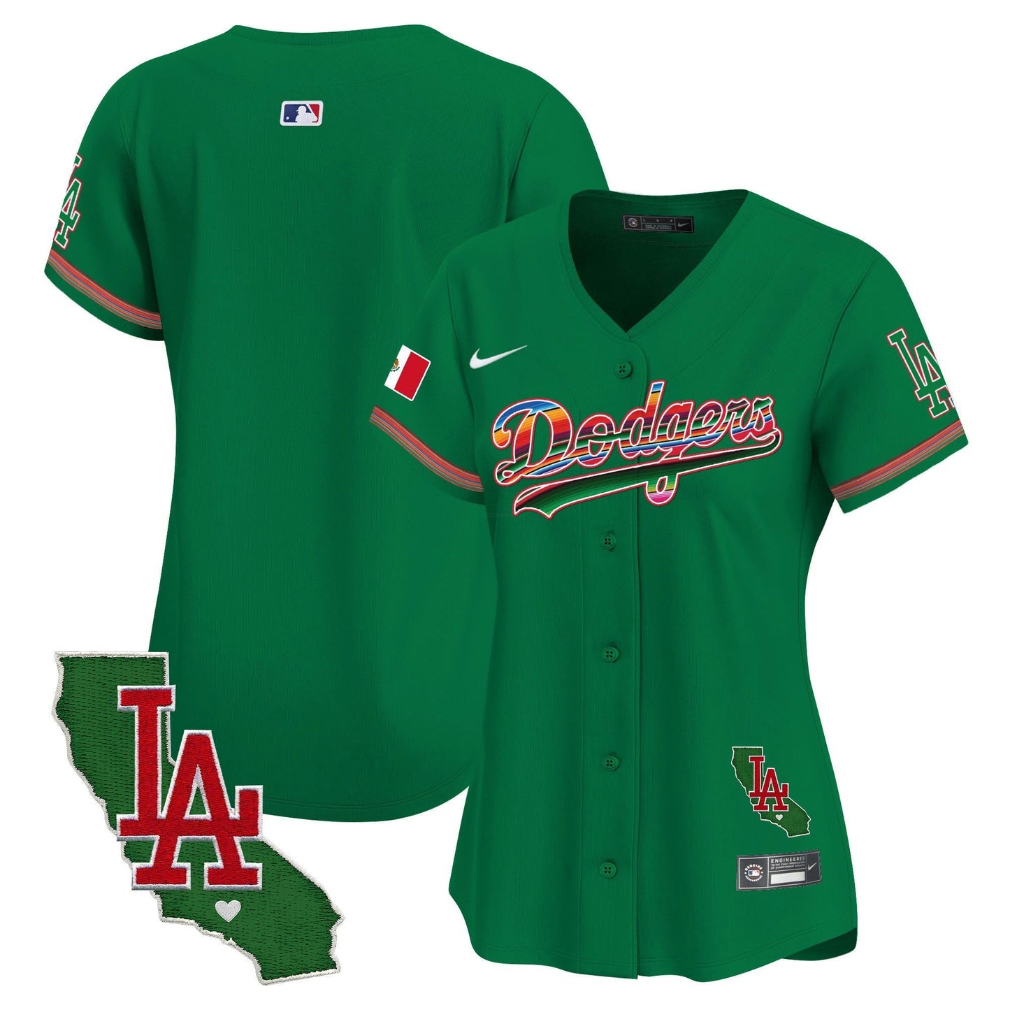 Camisa MLB Women’s Mexico California Patch Vapor Premier Limited Jersey V2