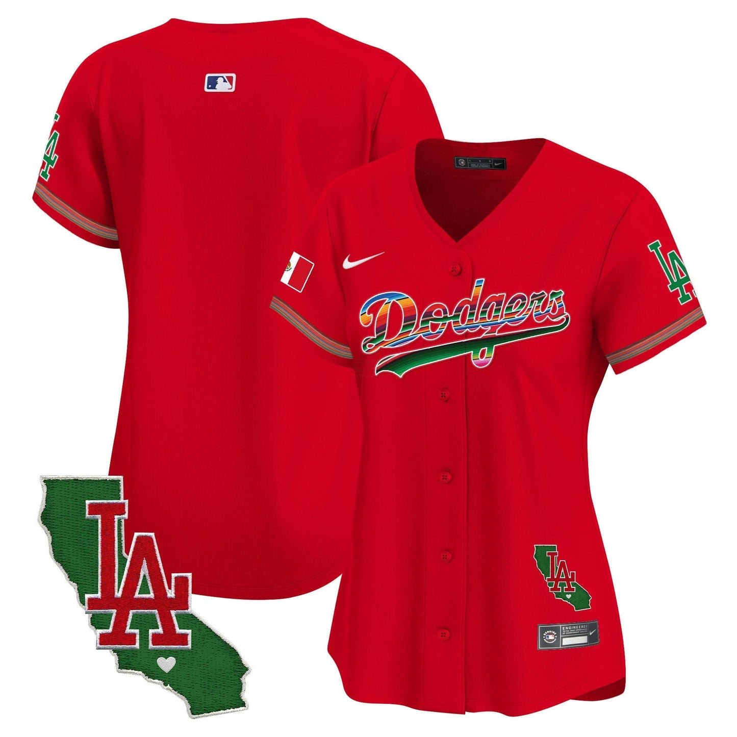 Camisa MLB Women’s Mexico California Patch Vapor Premier Limited Jersey V2
