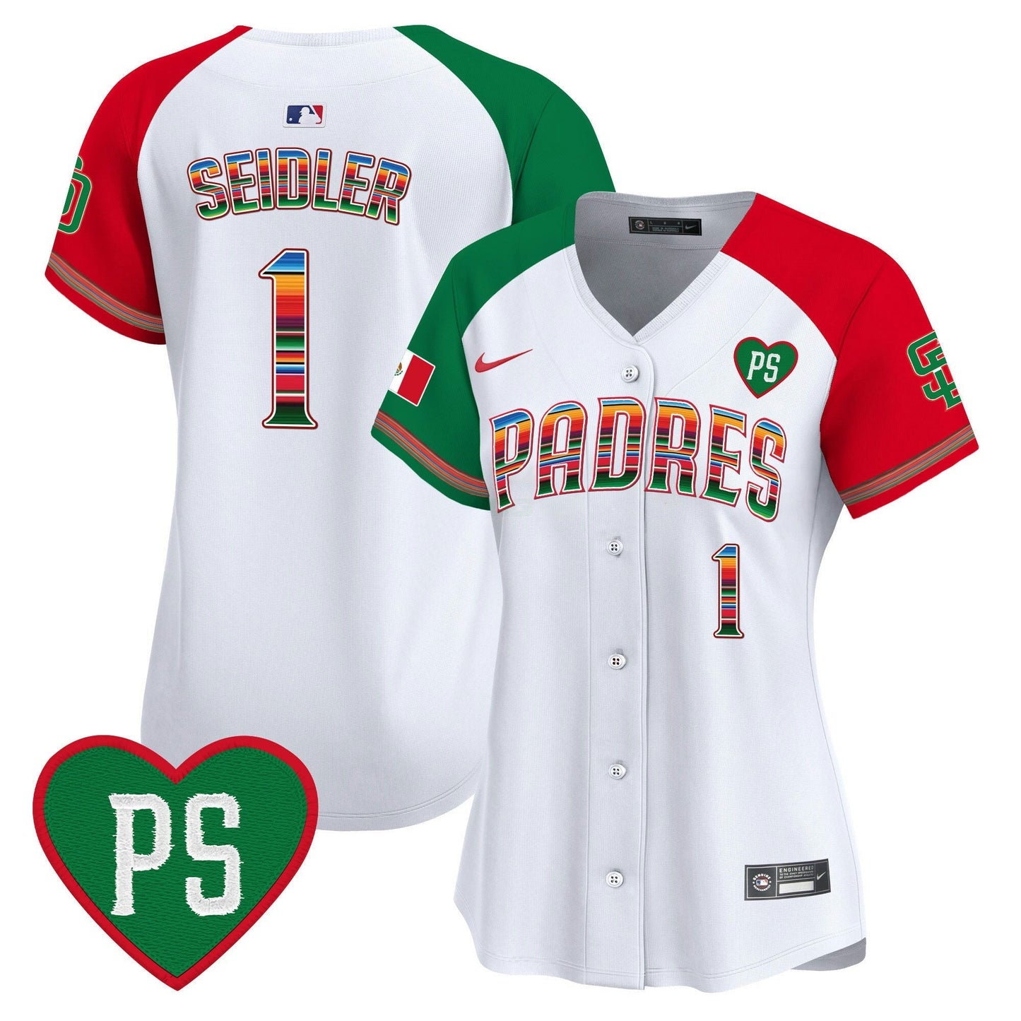 Camisa MLB Women’s Mexico “For Peter” Patch Vapor Premier Limited Jersey