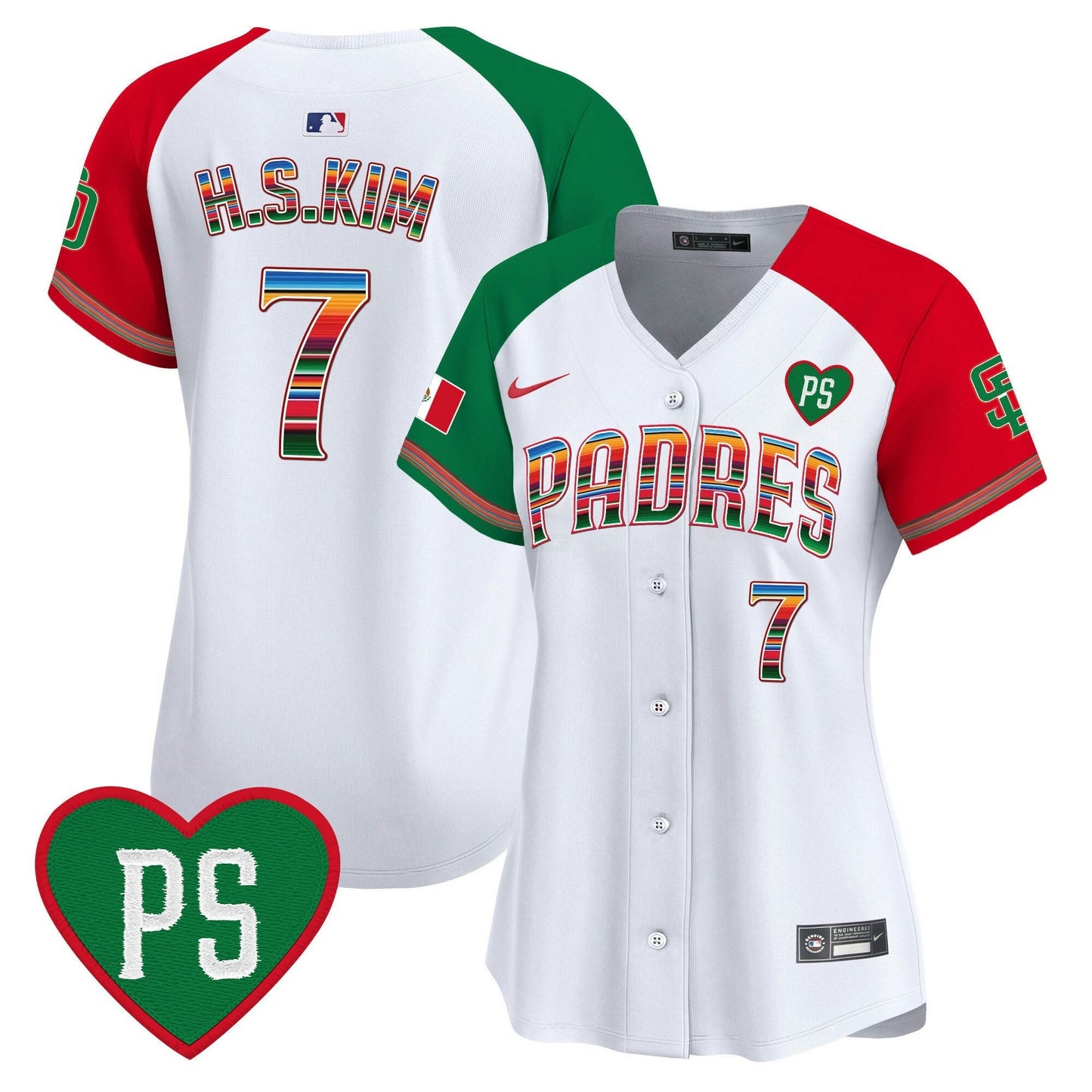 Camisa MLB Women’s Mexico “For Peter” Patch Vapor Premier Limited Jersey