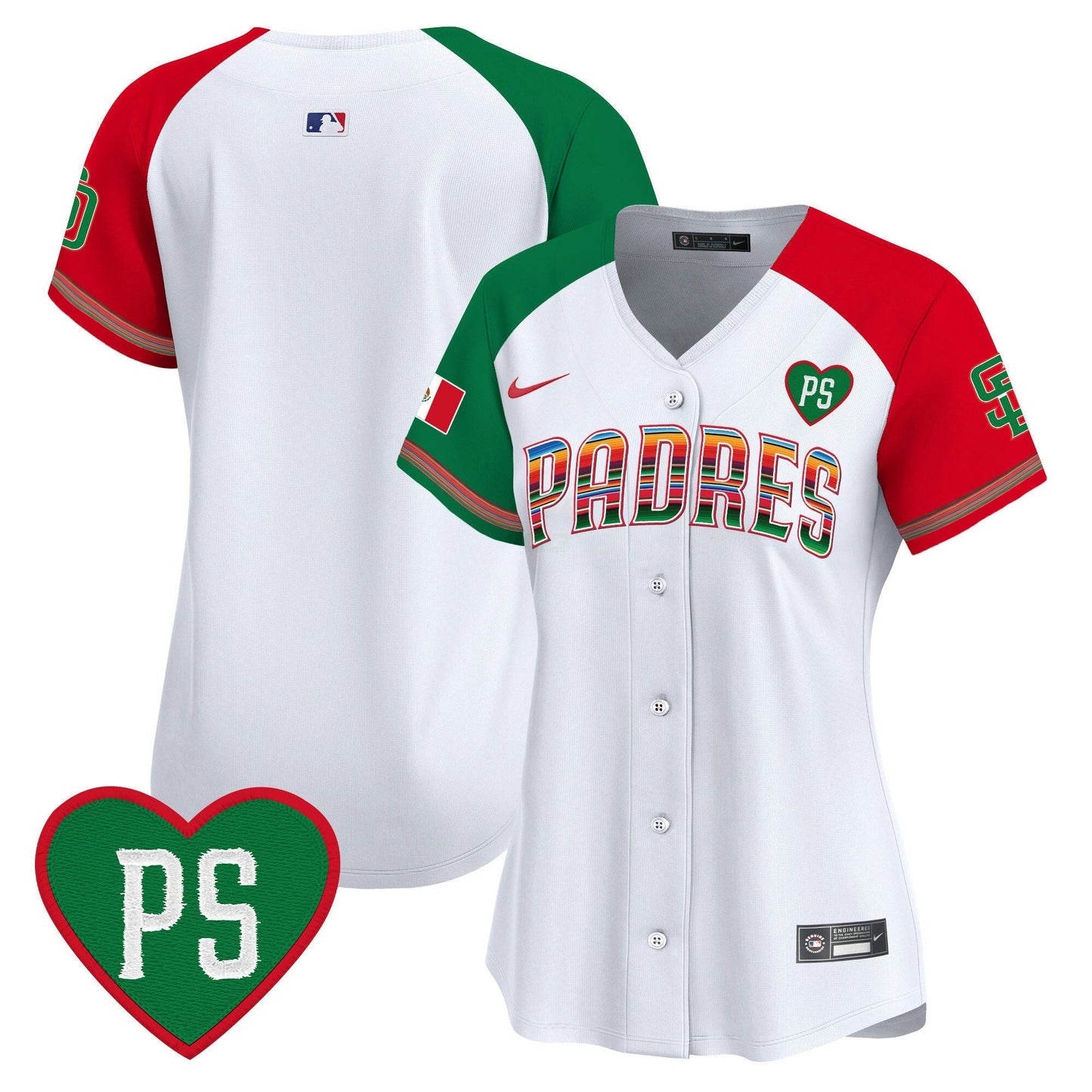 Camisa MLB Women’s Mexico “For Peter” Patch Vapor Premier Limited Jersey