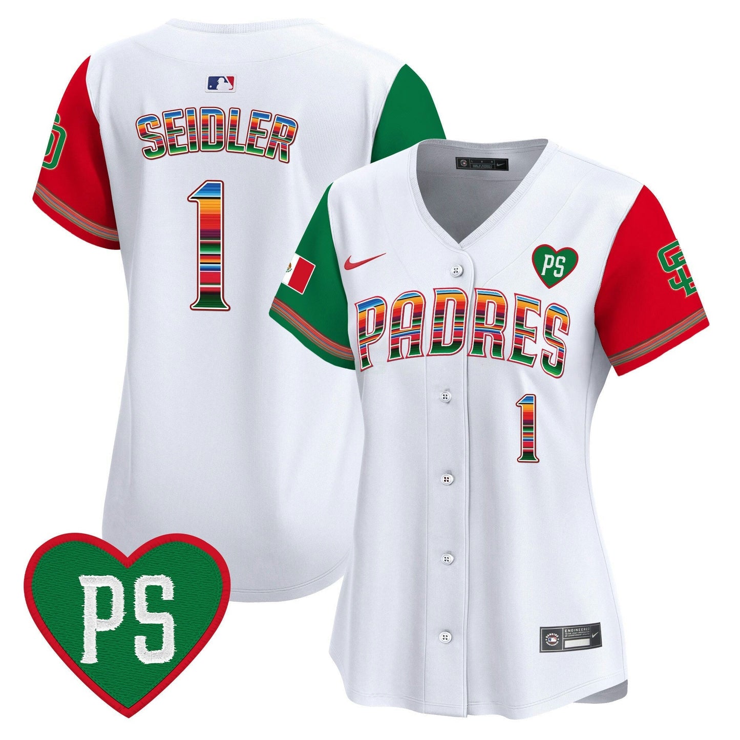 Camisa MLB Women’s Mexico “For Peter” Patch Vapor Premier Limited Jersey