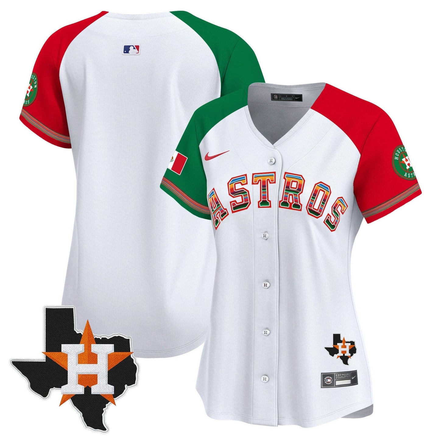Camisa MLB Women’s Mexico Texas Patch Vapor Premier Limited Jersey