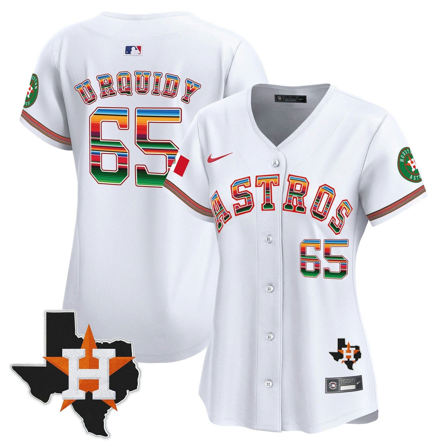 Camisa MLB Women’s Mexico Texas Patch Vapor Premier Limited Jersey