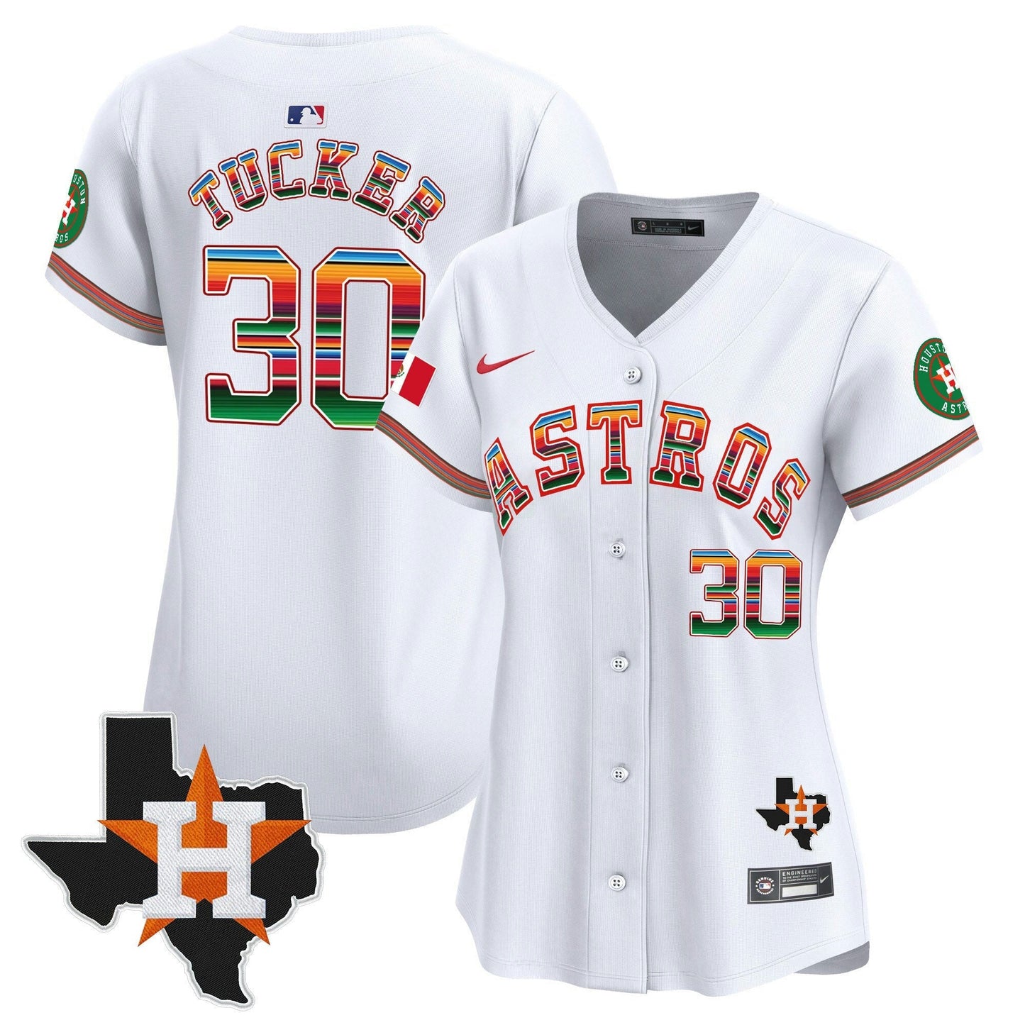 Camisa MLB Women’s Mexico Texas Patch Vapor Premier Limited Jersey