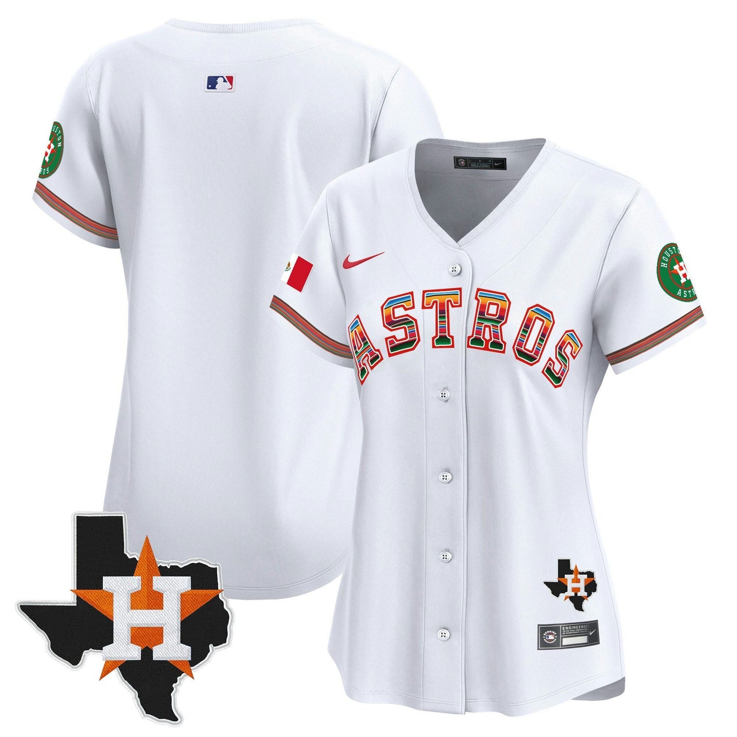 Camisa MLB Women’s Mexico Texas Patch Vapor Premier Limited Jersey