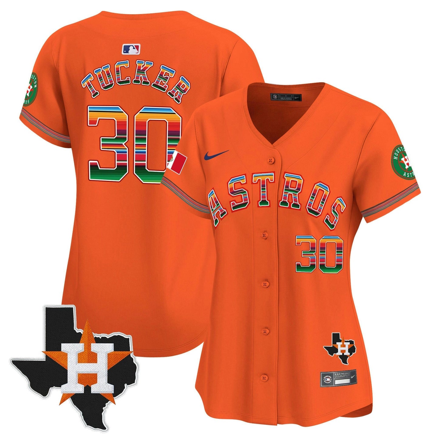 Camisa MLB Women’s Mexico Texas Patch Vapor Premier Limited Jersey