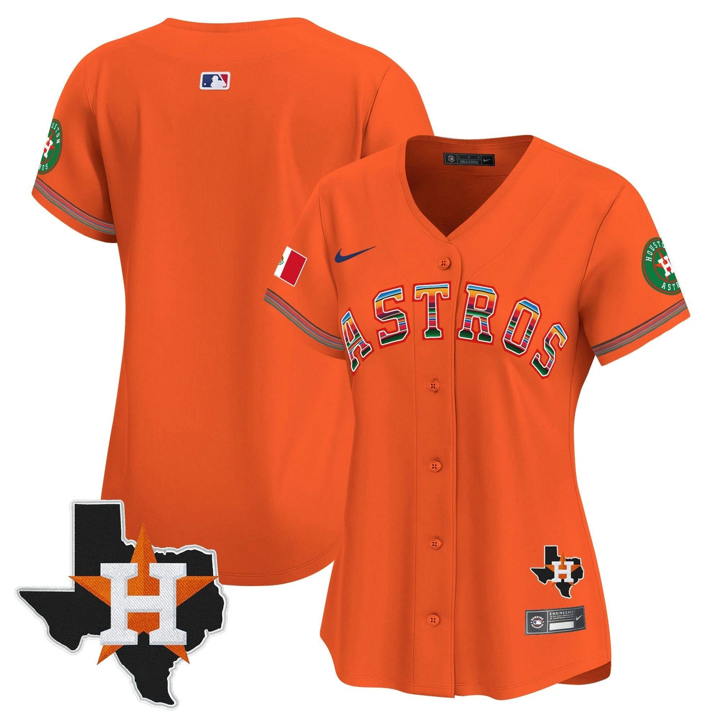 Camisa MLB Women’s Mexico Texas Patch Vapor Premier Limited Jersey