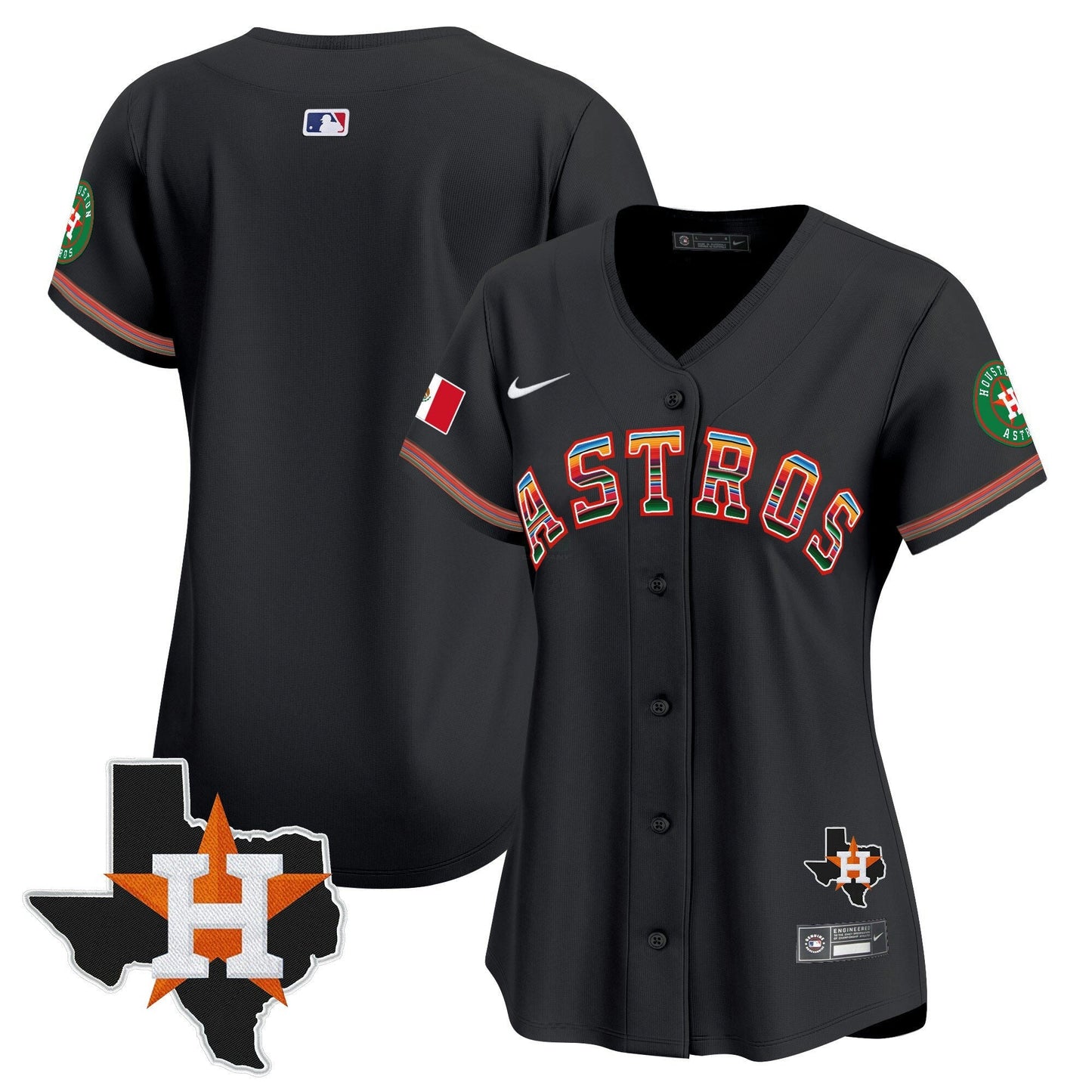 Camisa MLB Women’s Mexico Texas Patch Vapor Premier Limited Jersey