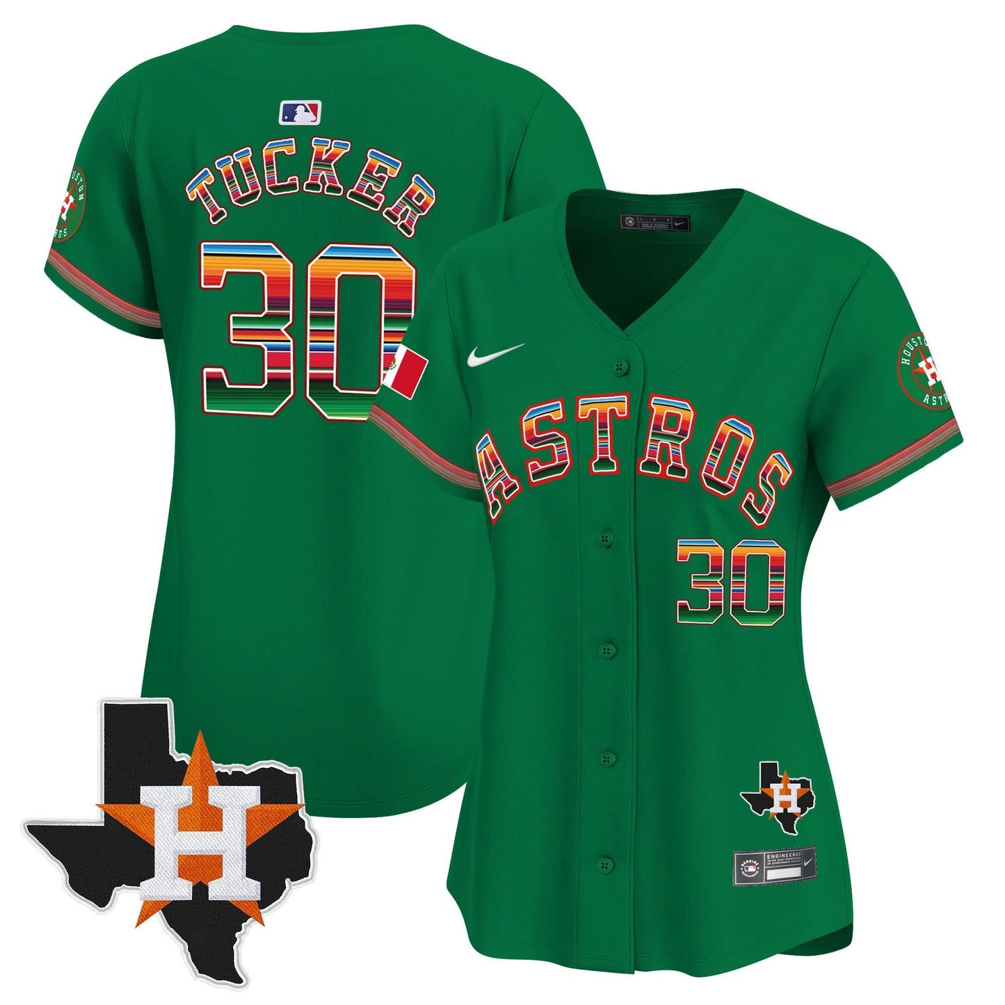 Camisa MLB Women’s Mexico Texas Patch Vapor Premier Limited Jersey