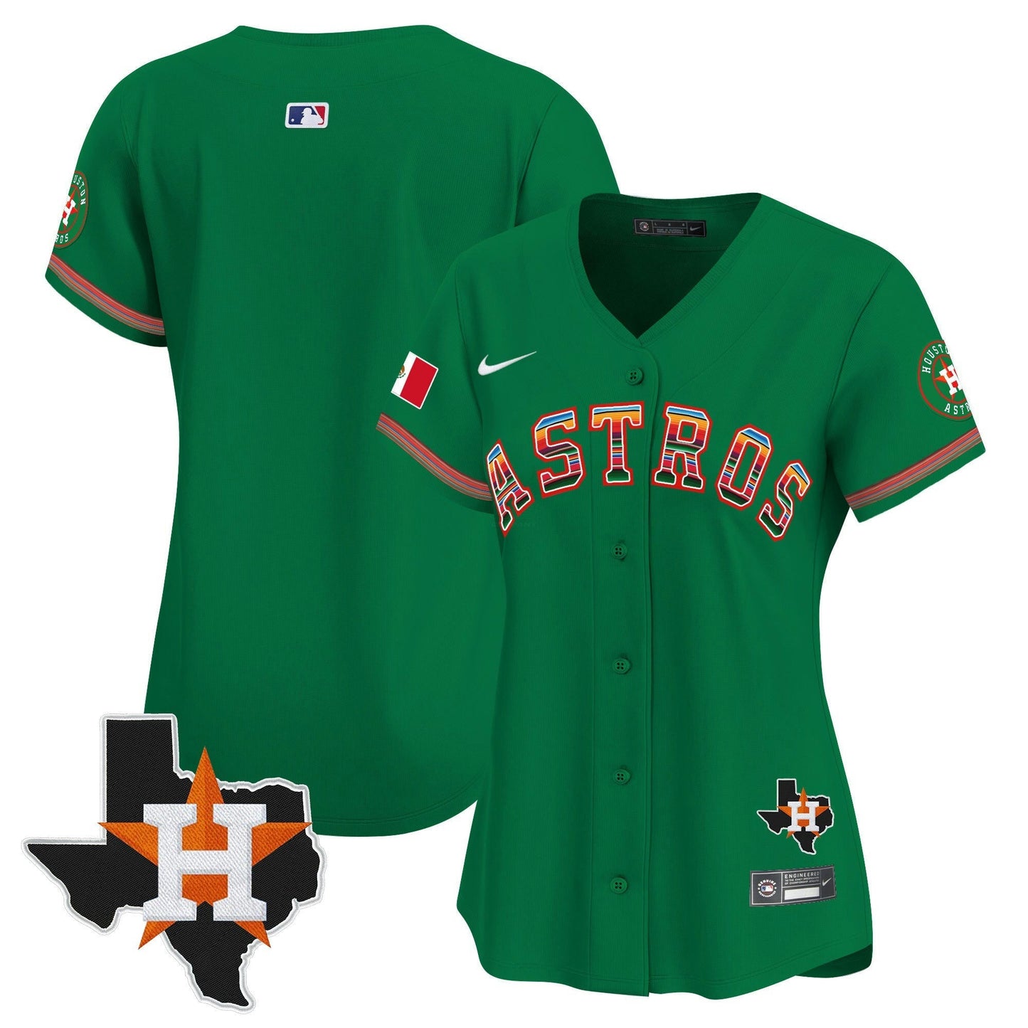 Camisa MLB Women’s Mexico Texas Patch Vapor Premier Limited Jersey