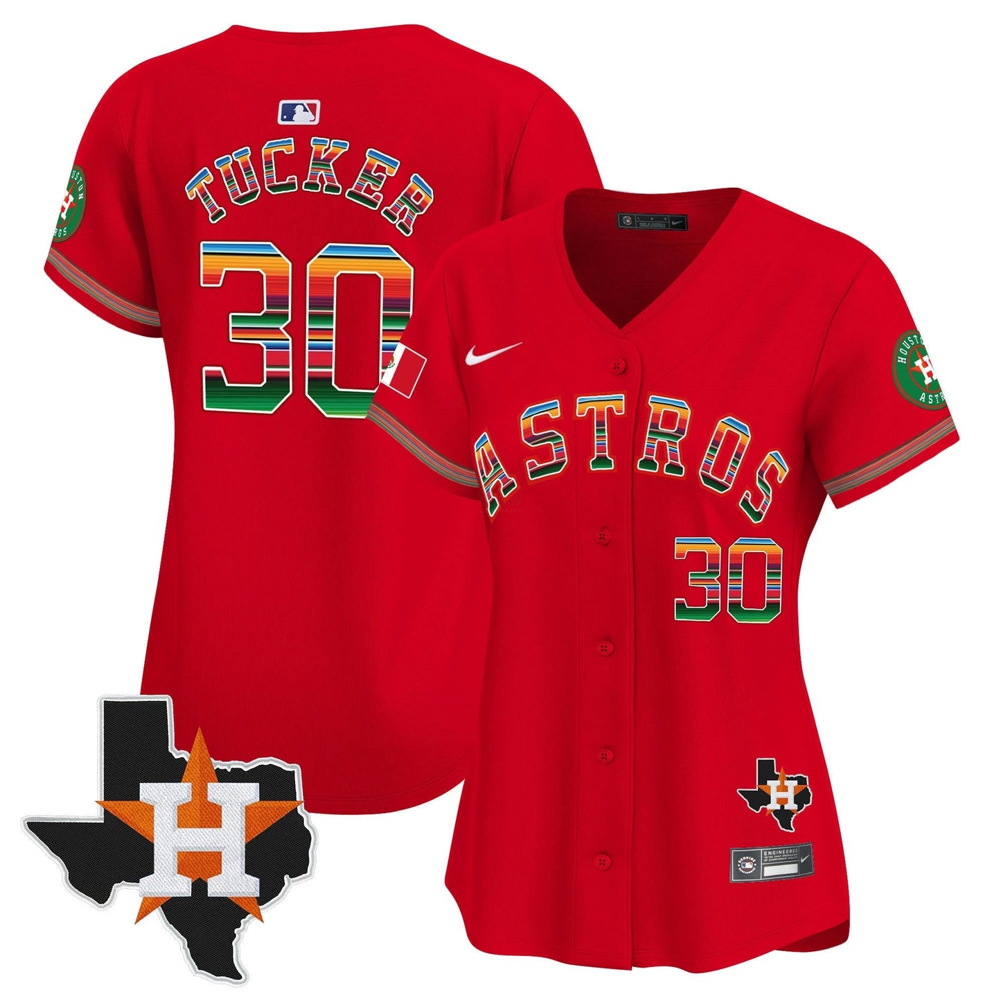 Camisa MLB Women’s Mexico Texas Patch Vapor Premier Limited Jersey