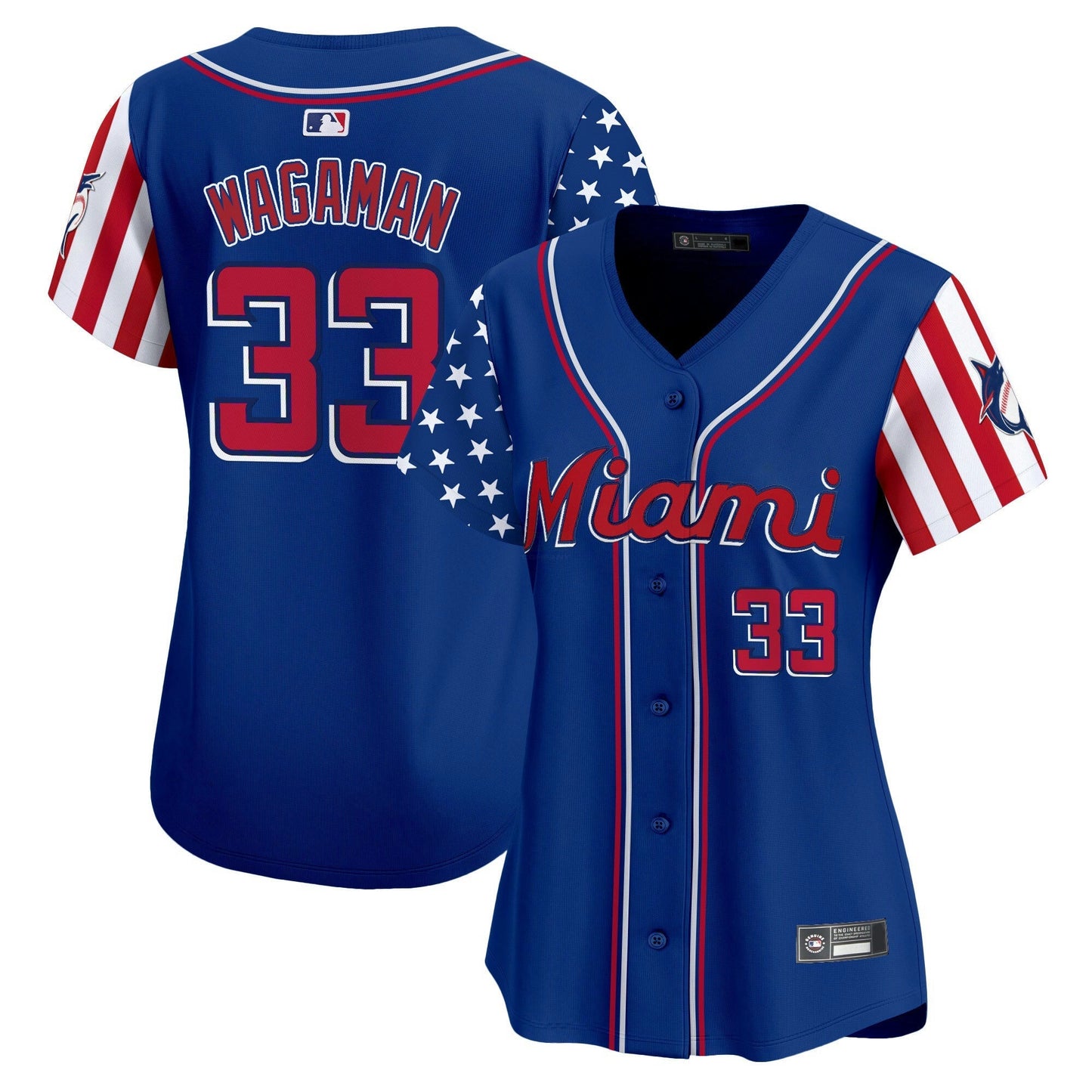 Camisa MLB Women’s Miami 2025 Independence Day Vapor Premier Limited Jersey