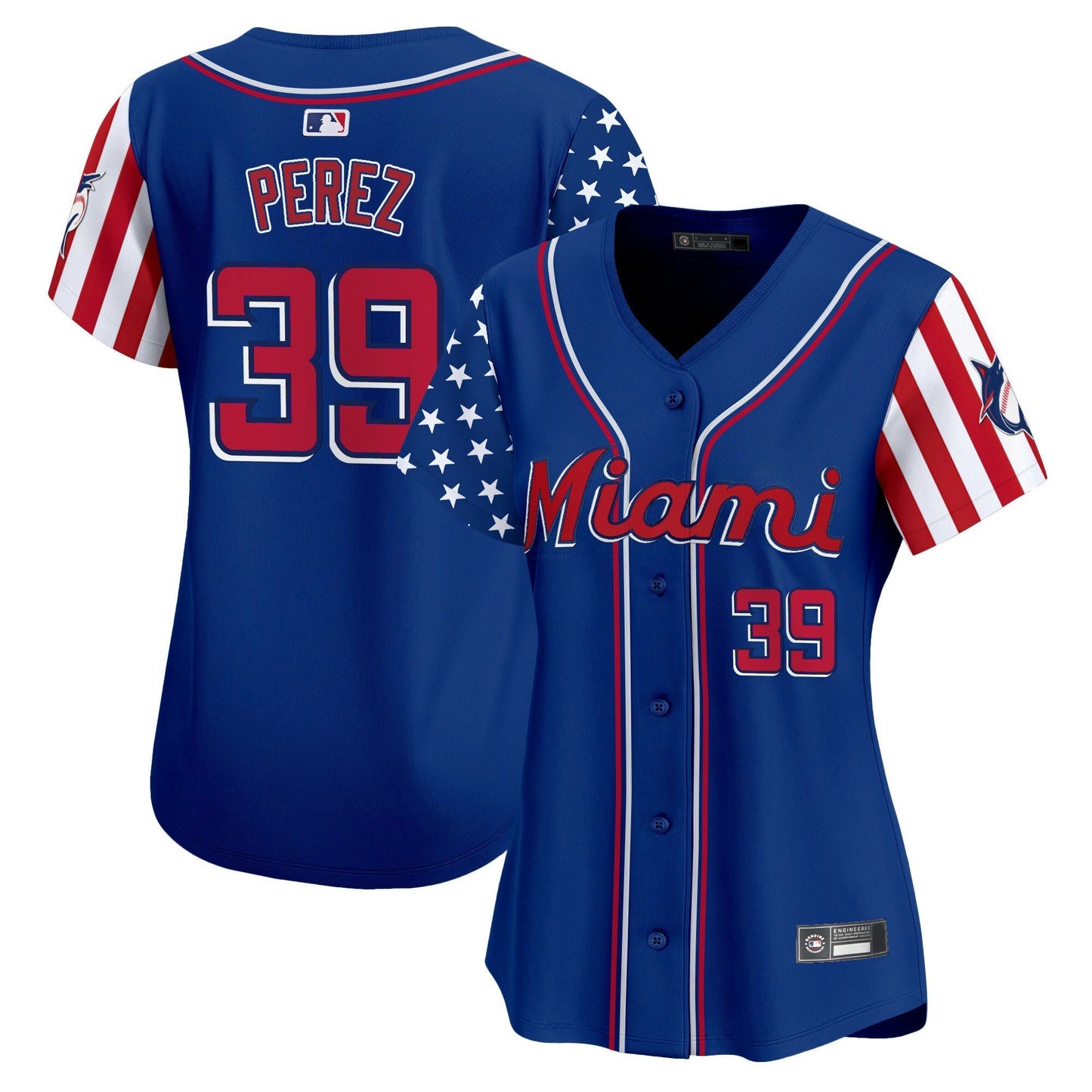 Camisa MLB Women’s Miami 2025 Independence Day Vapor Premier Limited Jersey